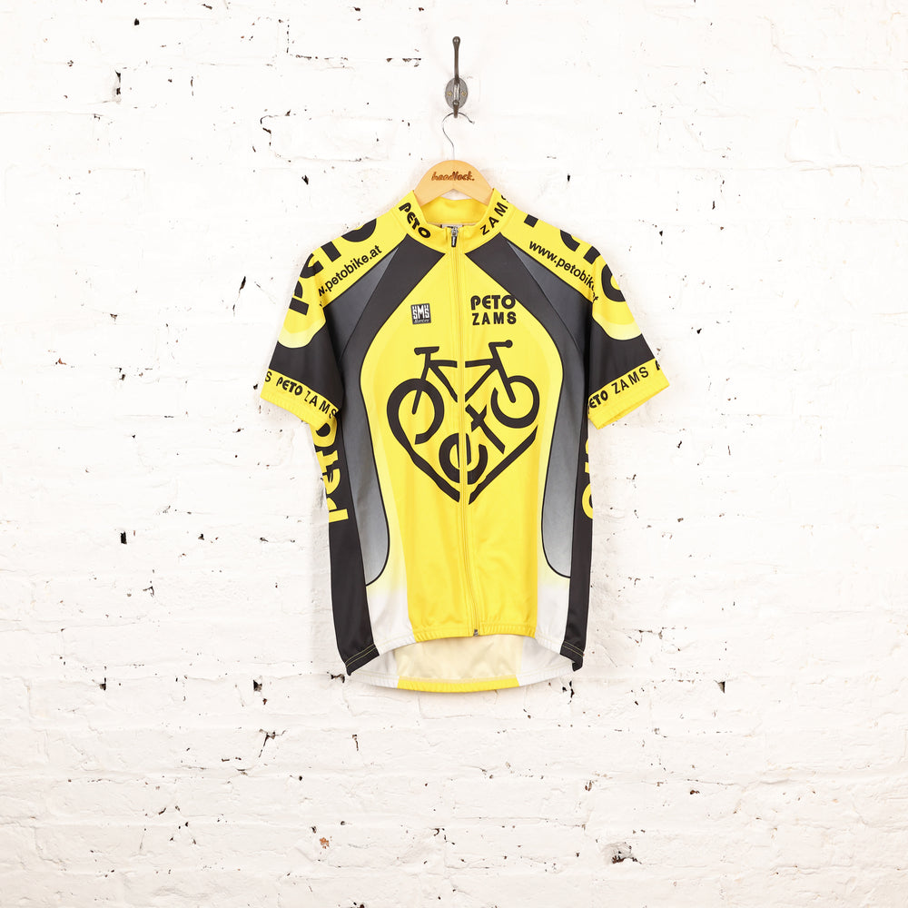 SMS Santini Peto Zams Cycling Top Jersey - Yellow - XL