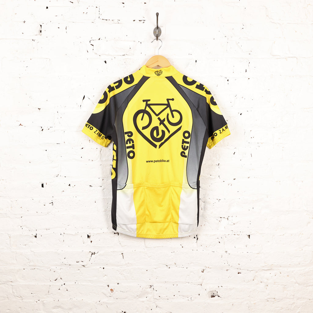 SMS Santini Peto Zams Cycling Top Jersey - Yellow - XL