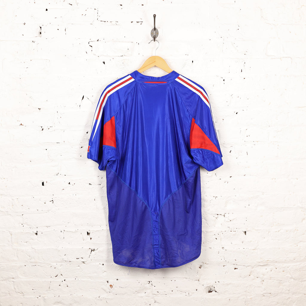 Adidas France 2004 Home Football Shirt - Blue - L