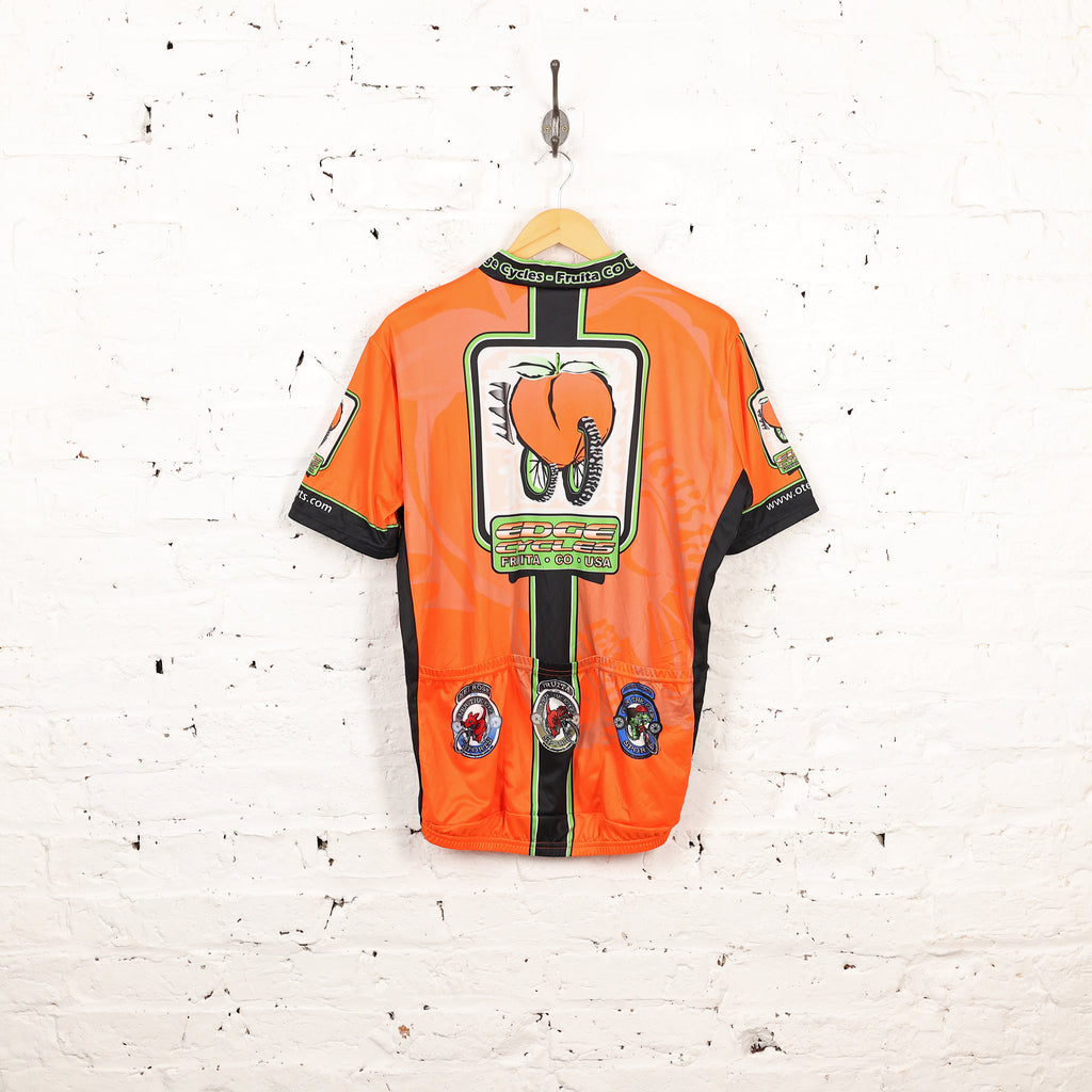 Voler Edge Cycles Cycling Top Jersey - Orange - L