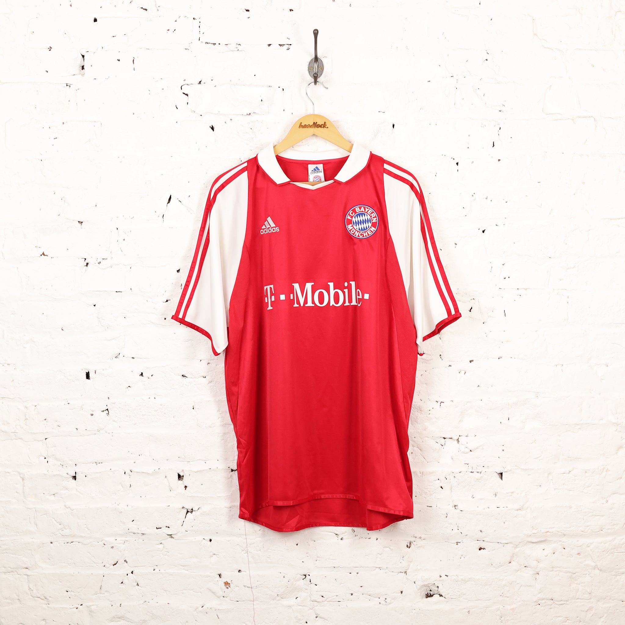 FC Bayern München シャツ XL Bayern Munich 2004 Adidas Home Football Shirt - Red - XL – Headlock