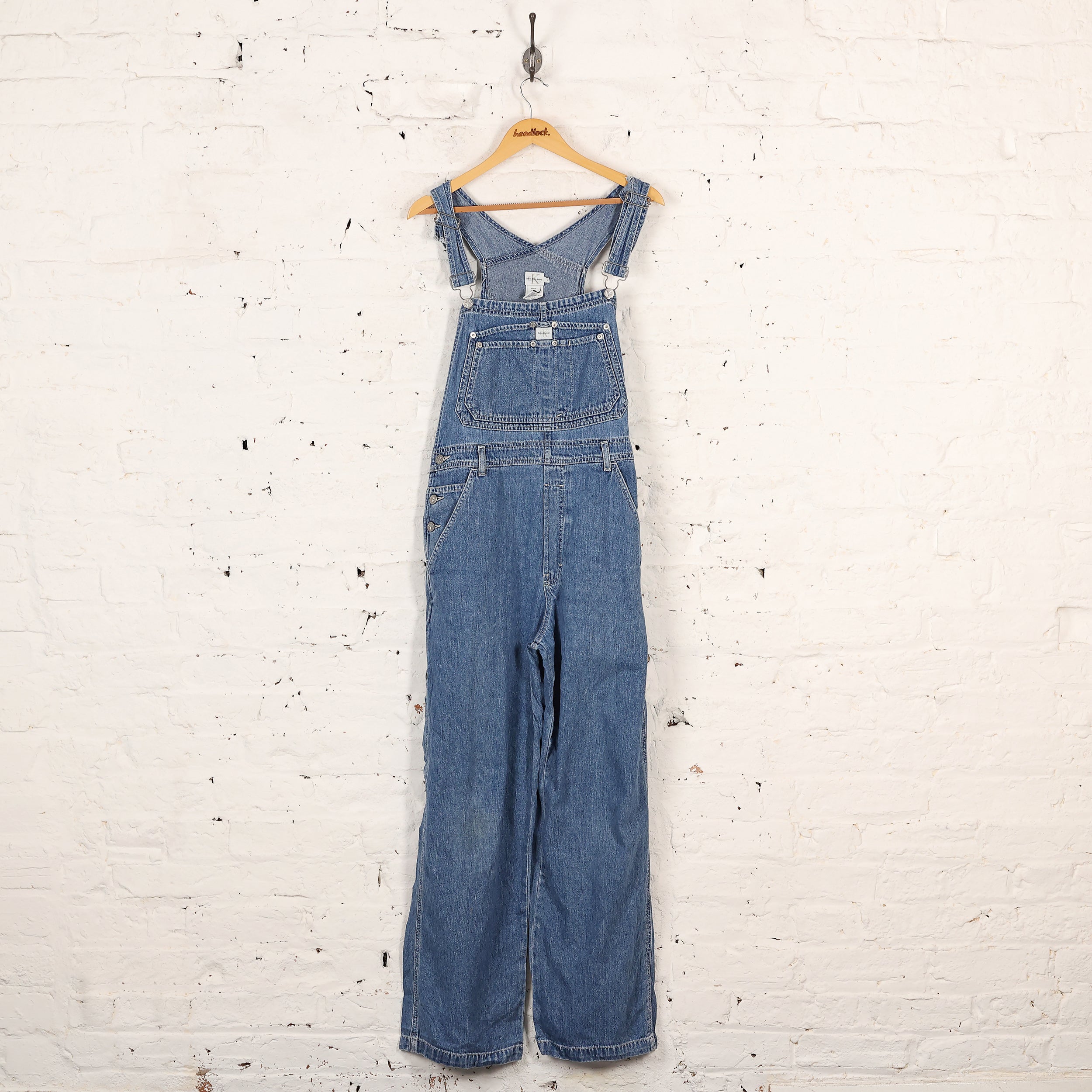 Calvin Klein Jeans Full Length Dungarees Blue L – Headlock