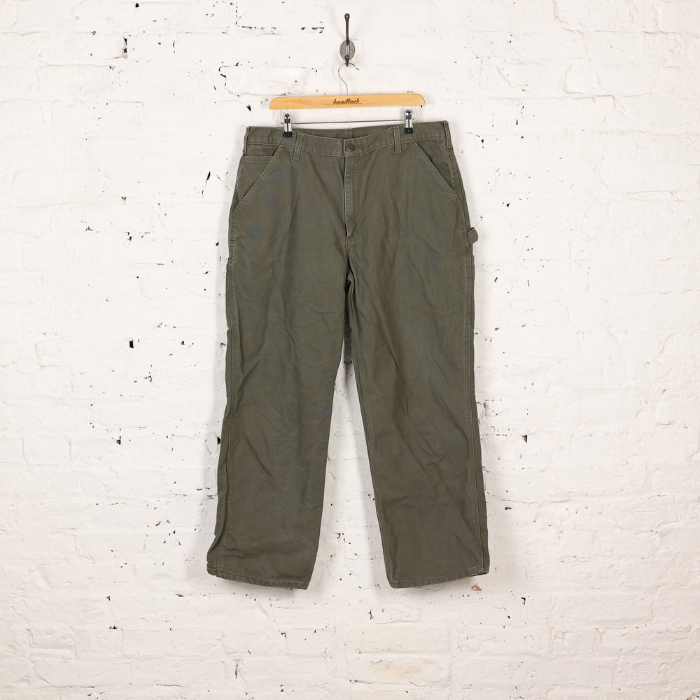 Carhartt Original Dungaree Fit Work Pants - Green - XL