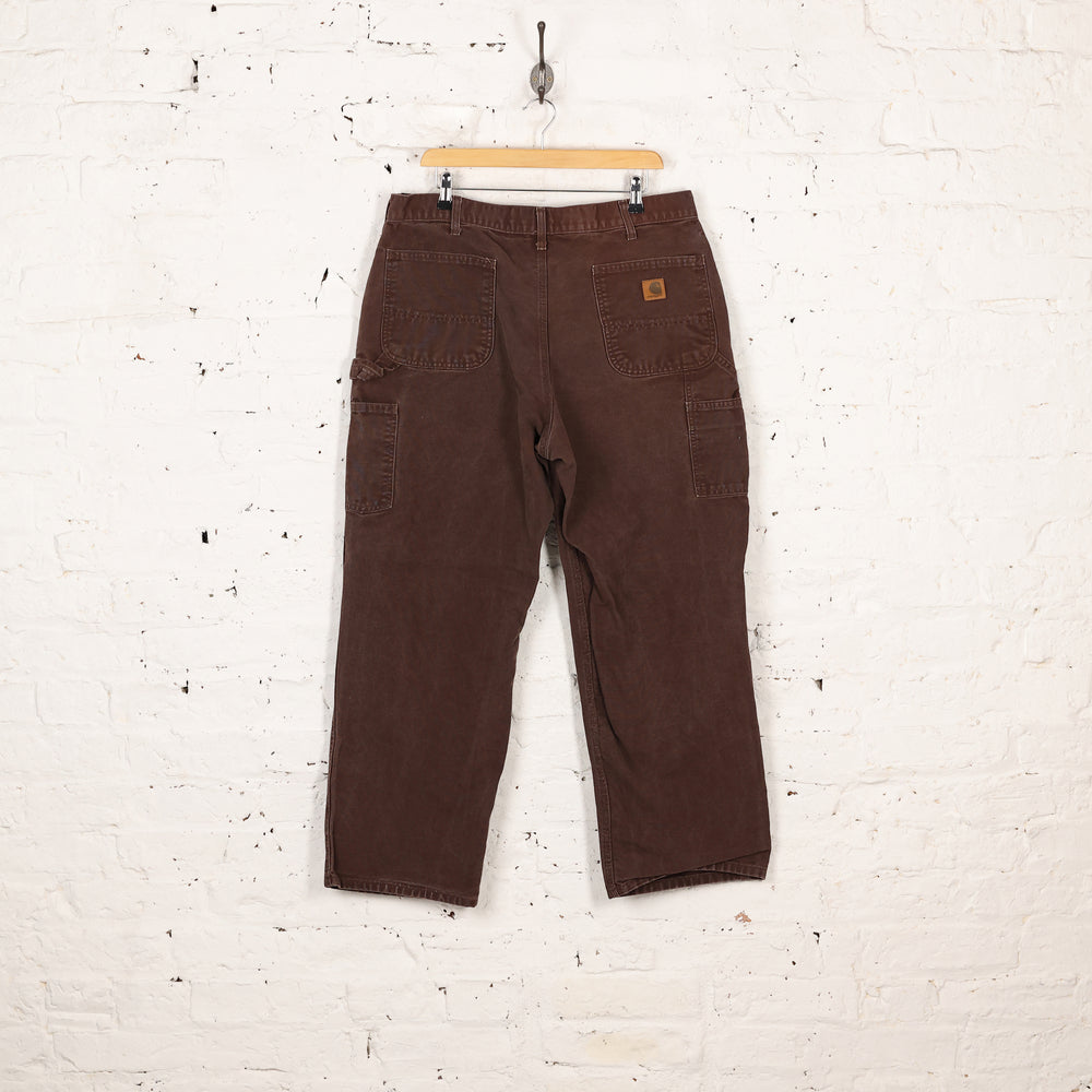 Carhartt Original Dungaree Fit Work Pants - Brown - XL
