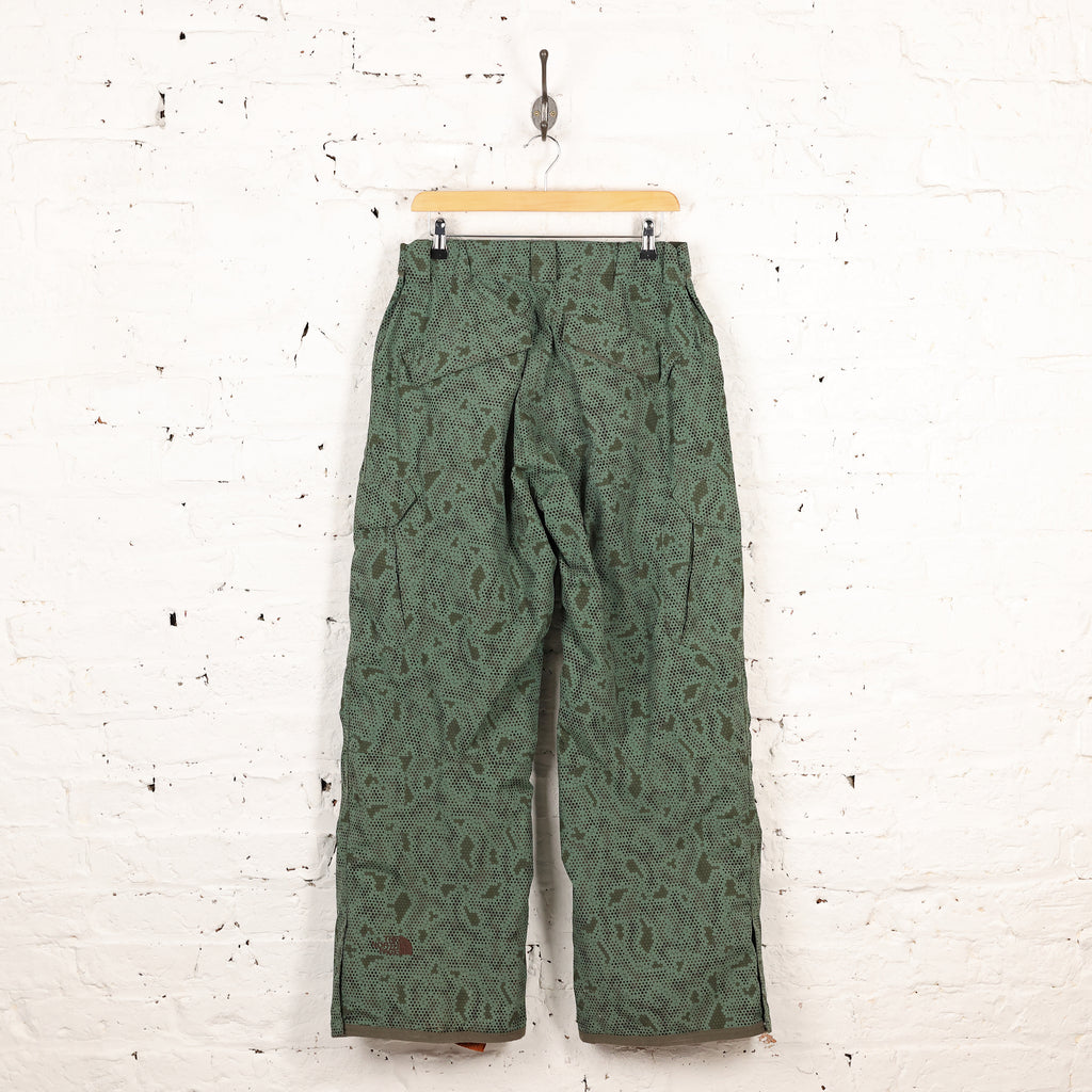 The North Face Lined Waterproof Trousers - Green - M