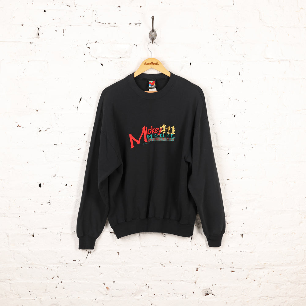 Mickey Mouse 90s Sweatshirt - Black - XL