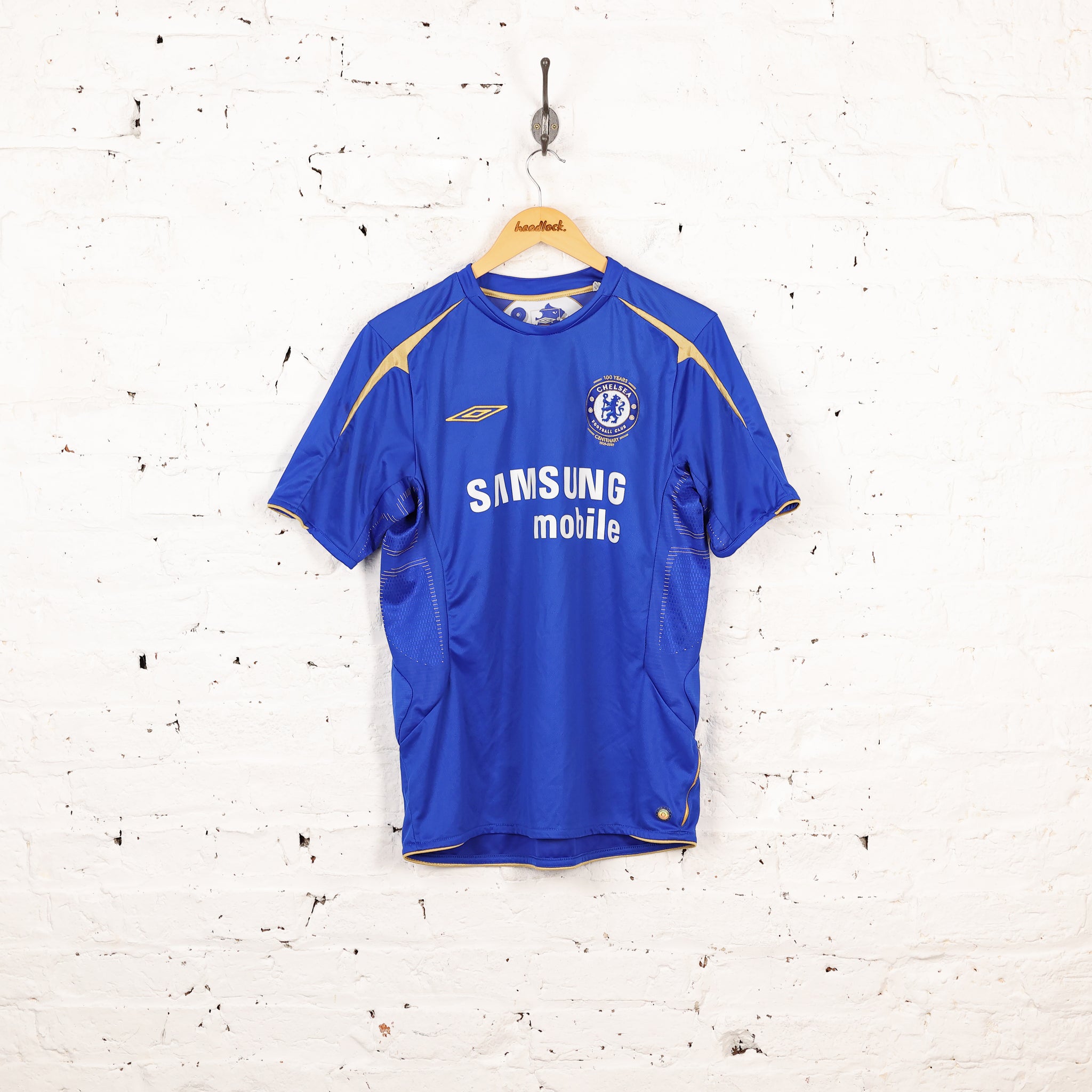 【美品】100周年CHELSEA ENGLAND 青 L ゲームシャツUMBRO アンブロ 100周年限定コレクション｜アンブロ公式｜UMBRO