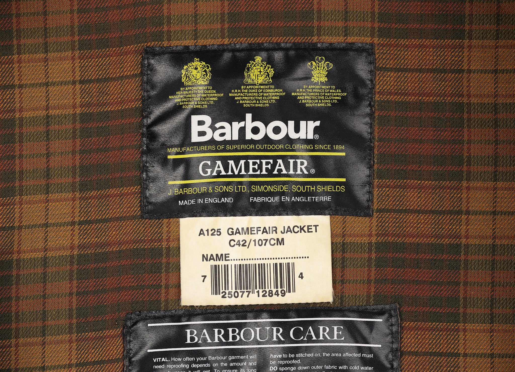 Barbour Gamefair Wax Jacket Coat - Brown - L – Headlock