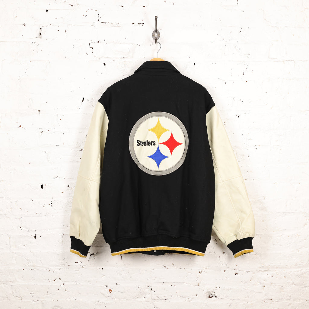 Pittsburgh Steelers NFL Varsity Jacket - Black - XL