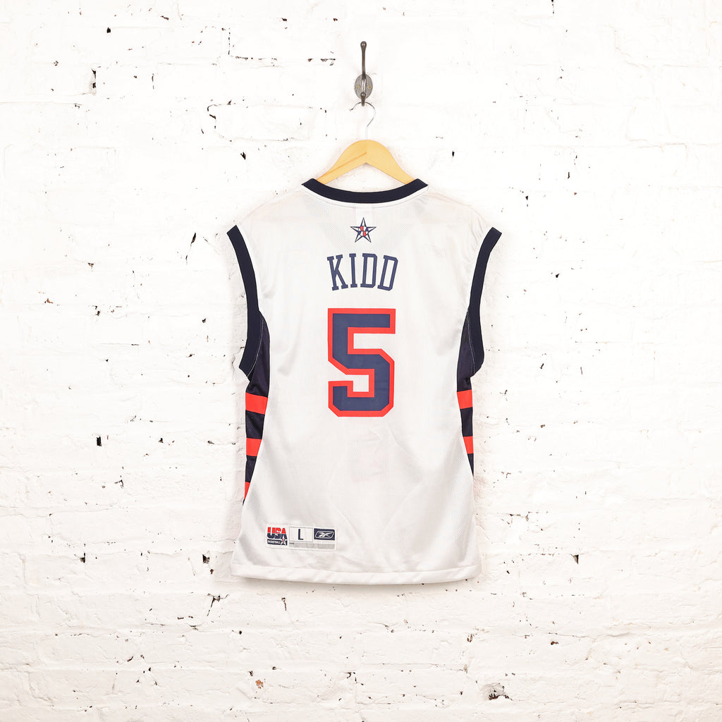 USA Basketball Kidd Reebok Jersey - White - L