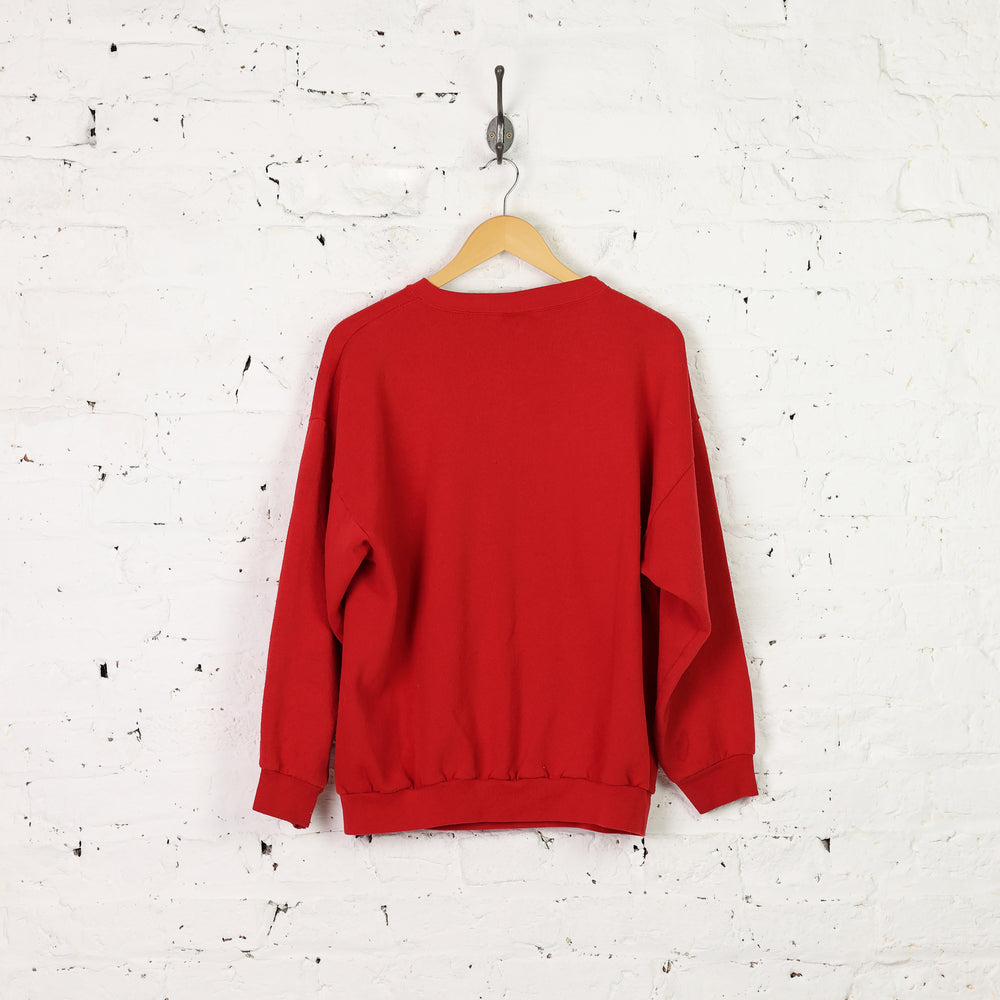 Mickey Mouse Sweatshirt - Red - XL