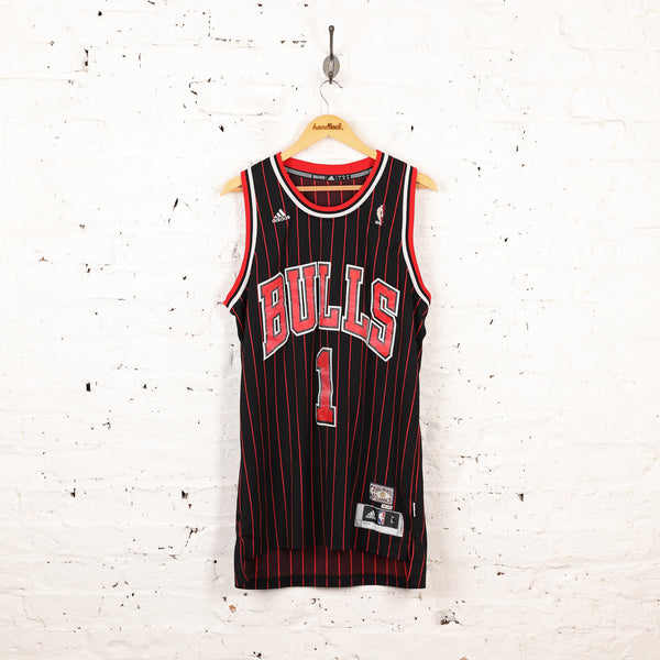 derrick rose chicago bulls jersey black