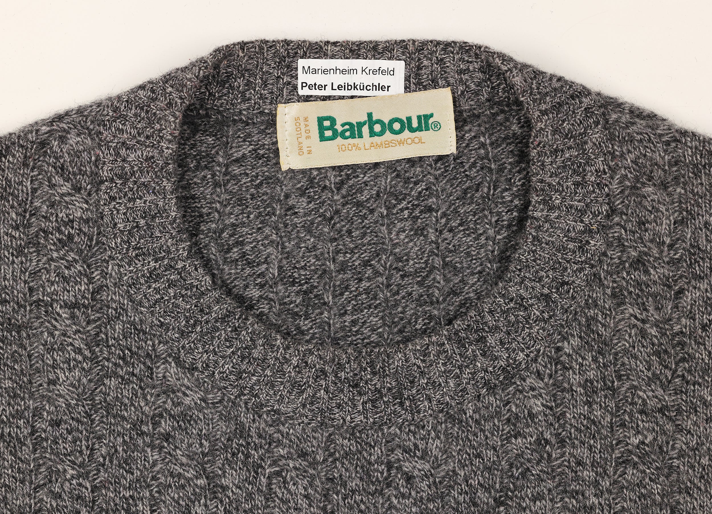 Barbour hot sale lambswool jumper