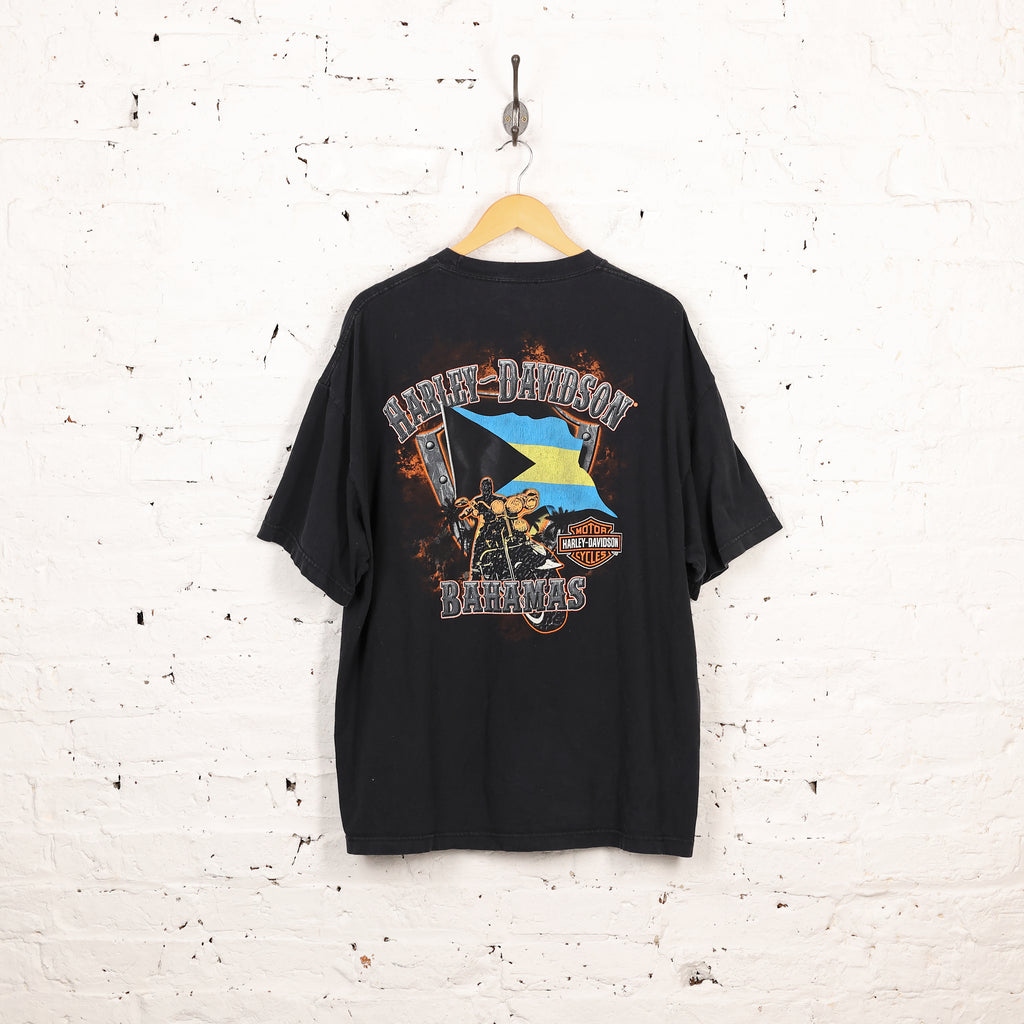 Harley Davidson Bahamas T Shirt - Black - XL