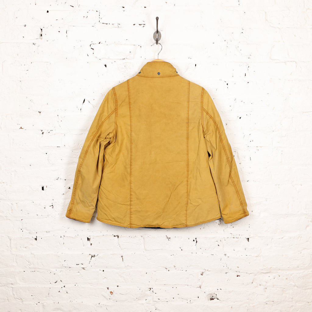 Women's Barbour Godrevy Wax Jacket Coat - Yellow - Women's M