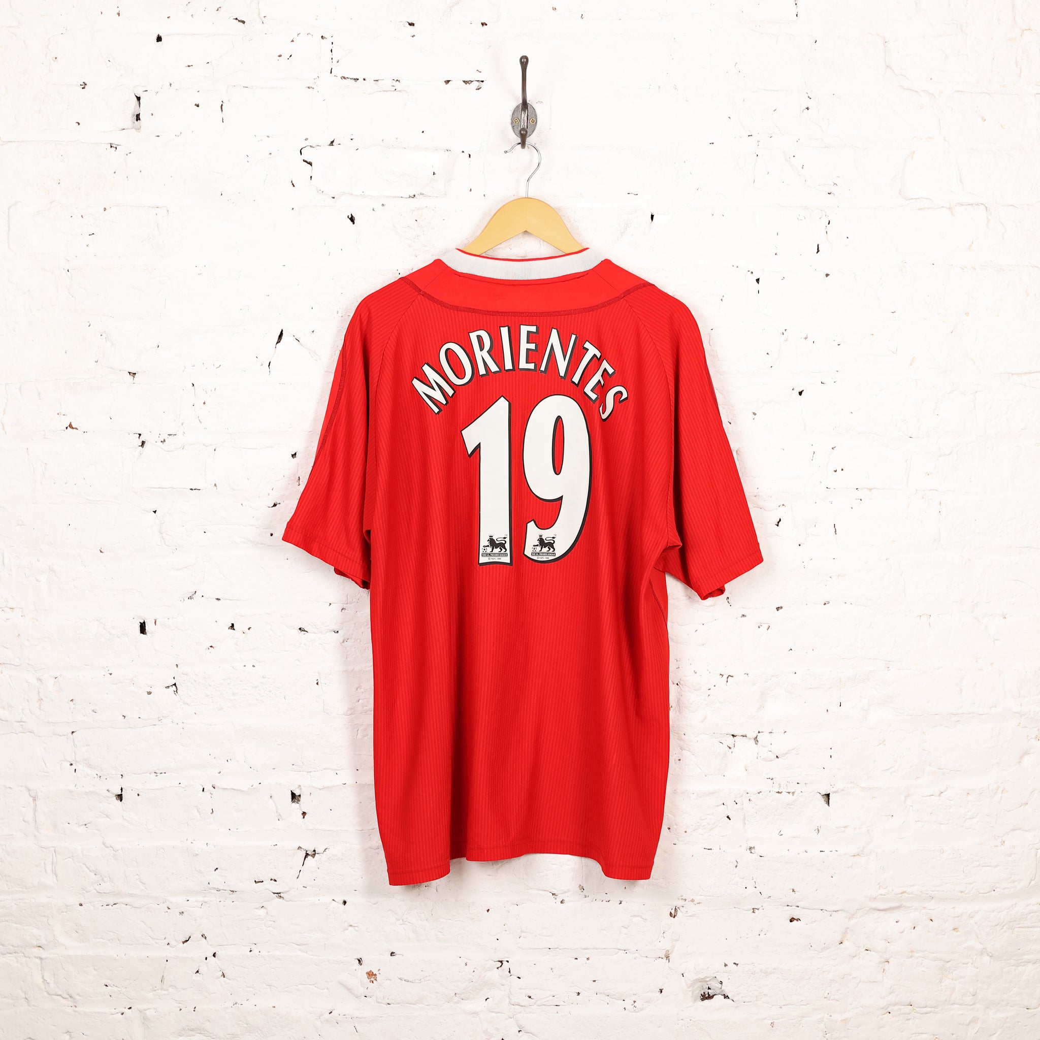 Liverpool Reebok 2002 Morientes Home Football Shirt - Red - XXL
