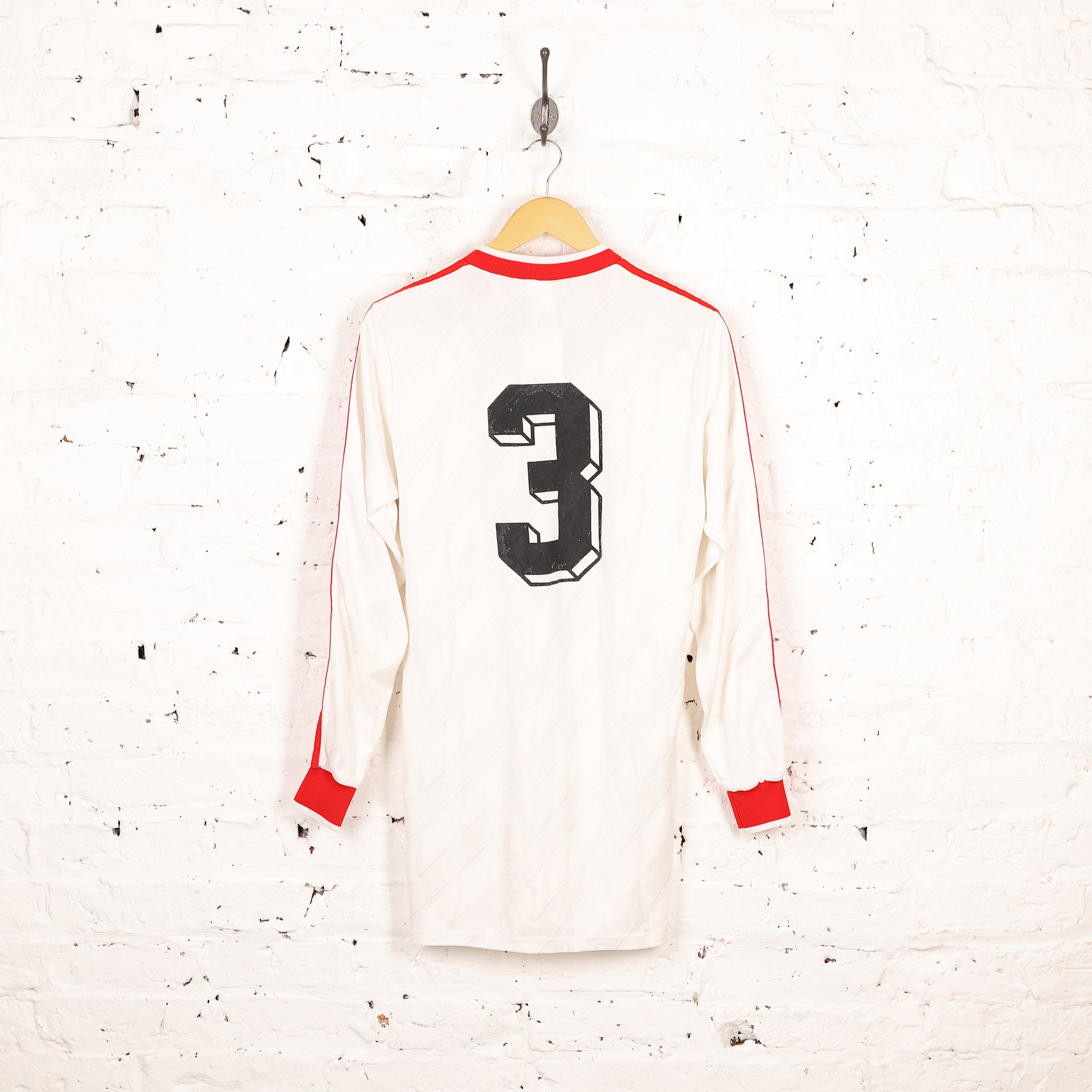 Adidas 80s Template Football Shirt - White - L – Headlock Adidas 80s Template Football Shirt - White - L – Headlock