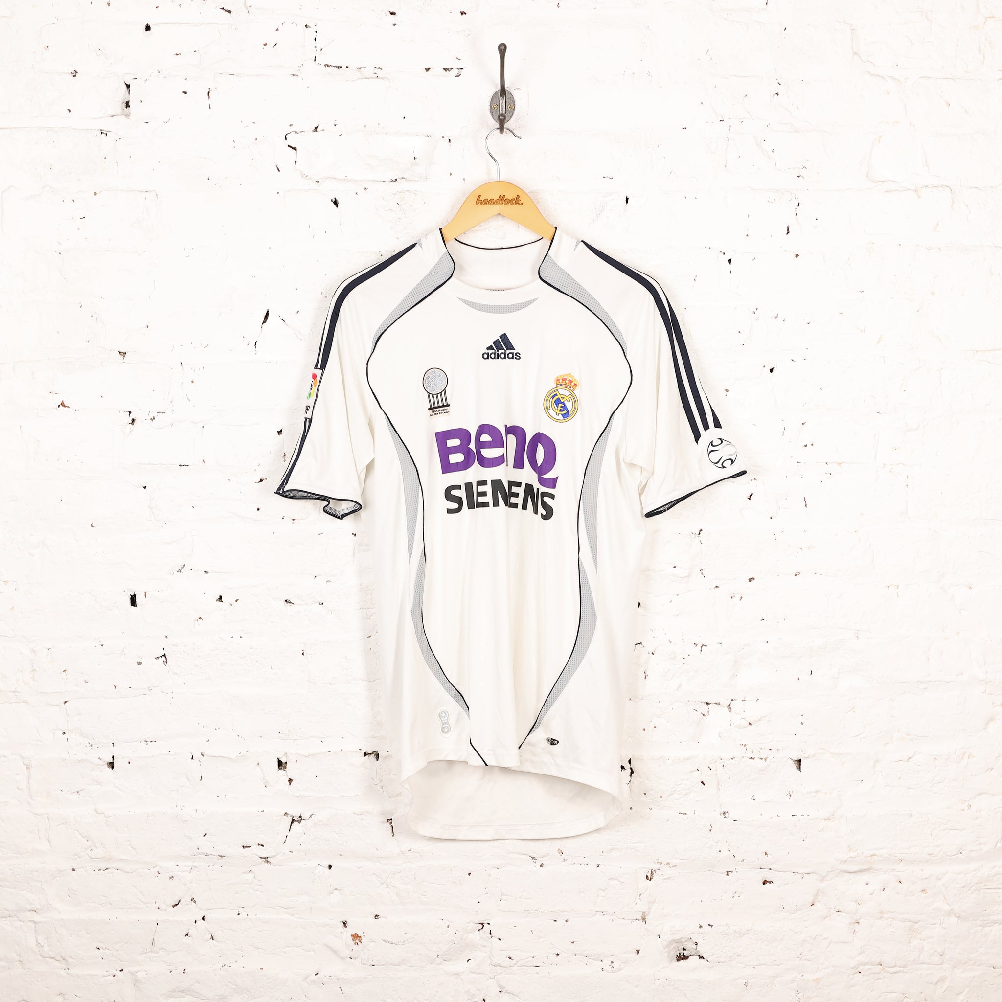 Real Madrid #7 Raul 2003 2004 home Sz XL Adidas shirt jersey