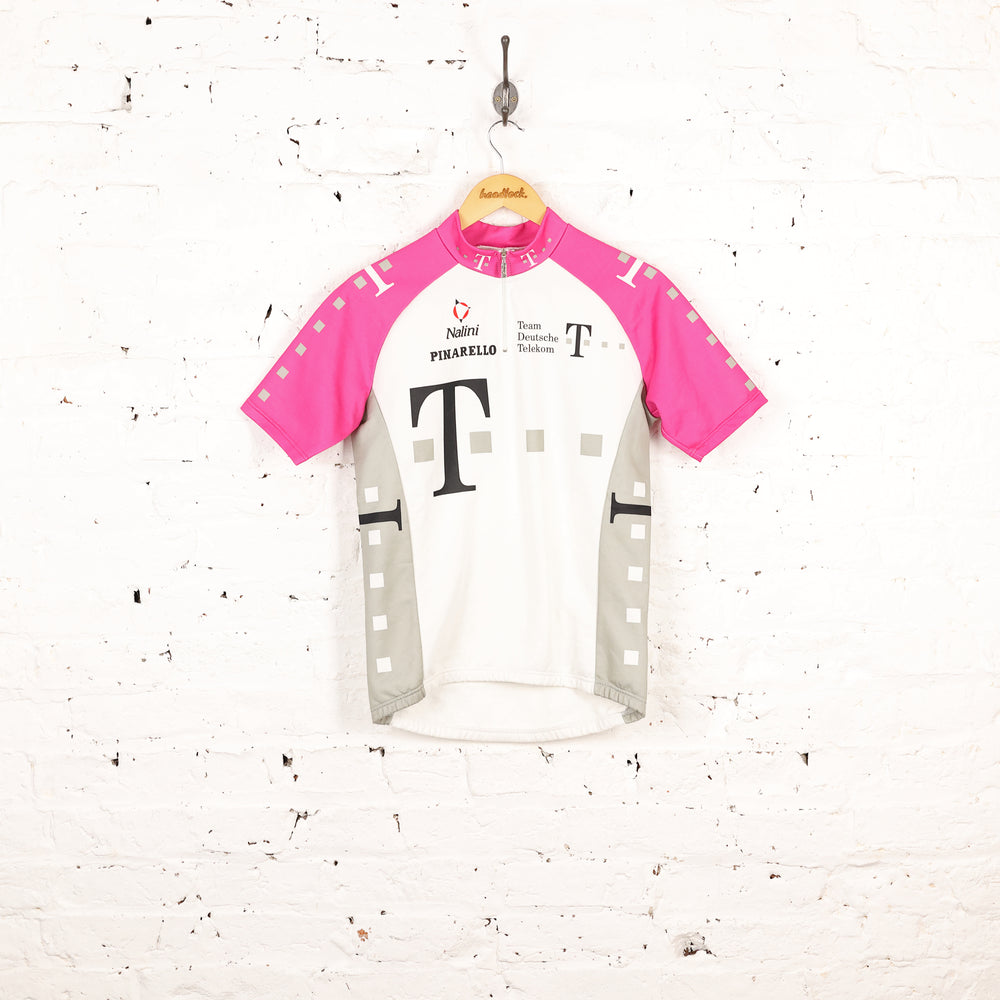Team T Telekom Nalini Pinarello Cycling Top Jersey - White - S