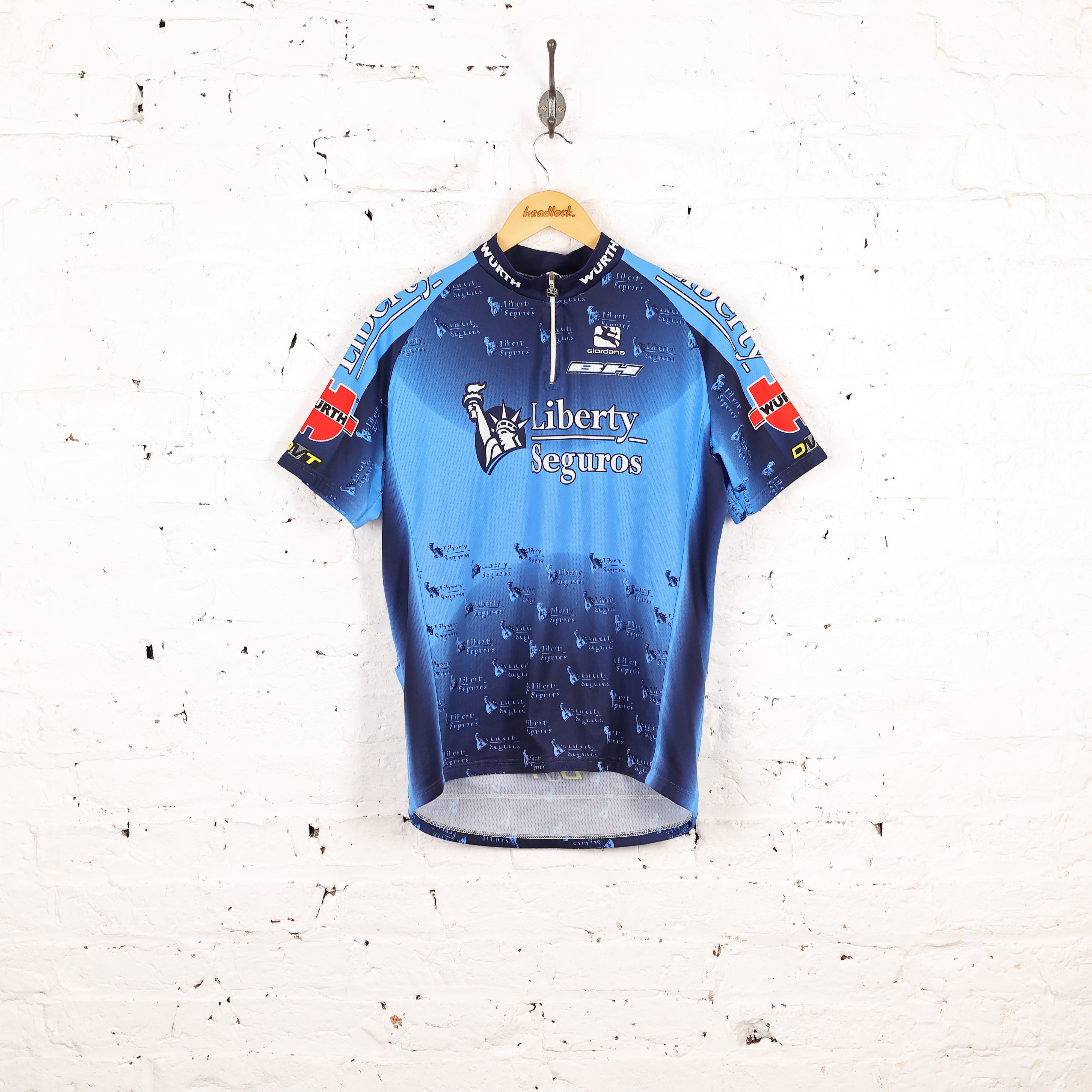 Liberty Seguros Wurth Giordana Cycling Top Jersey - Blue - XL – Headlock