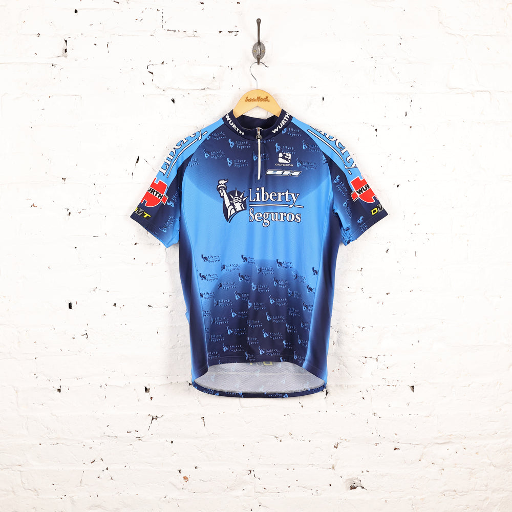 Liberty Seguros Wurth Giordana Cycling Top Jersey - Blue - XL