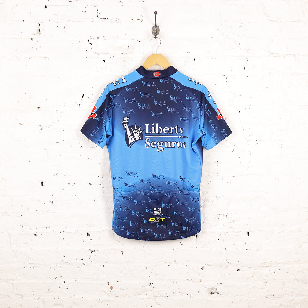 Liberty Seguros Wurth Giordana Cycling Top Jersey - Blue - XL