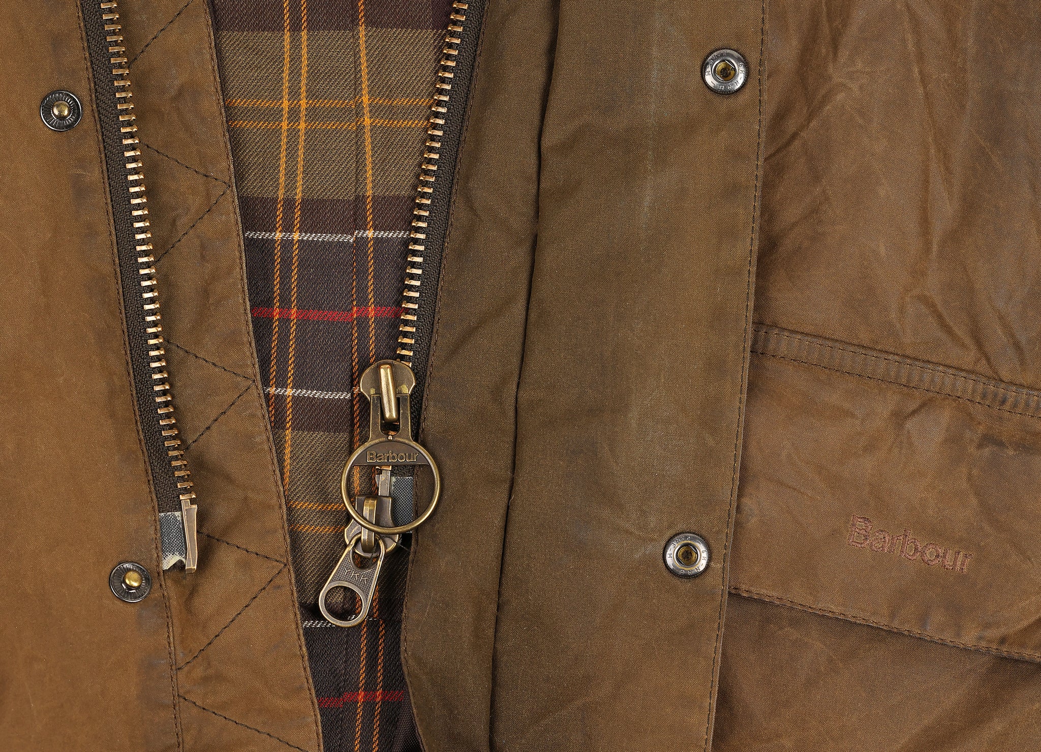 Barbour Bristol Wax Jacket Coat - Brown - XL – Headlock