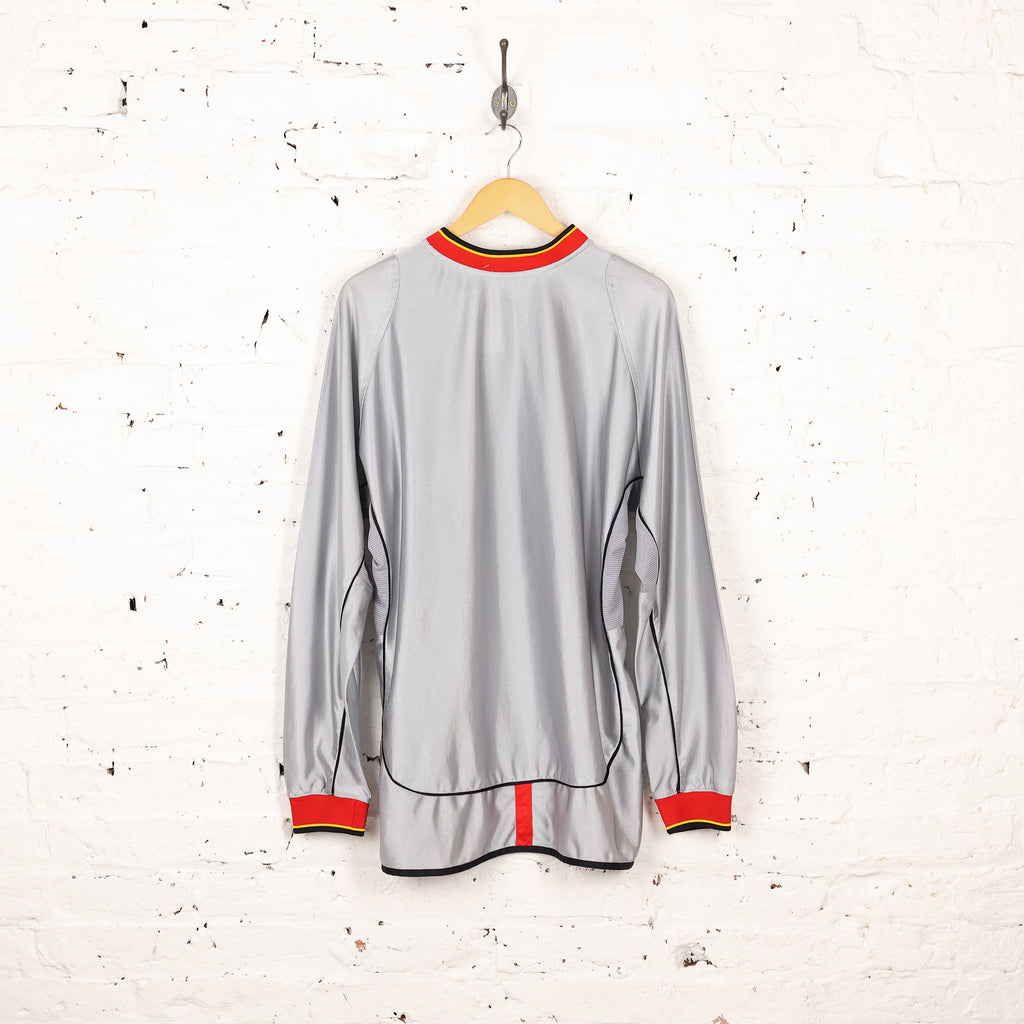 Galatasaray Umbro Long Sleeve 2002 Away Football Shirt - Silver - XL