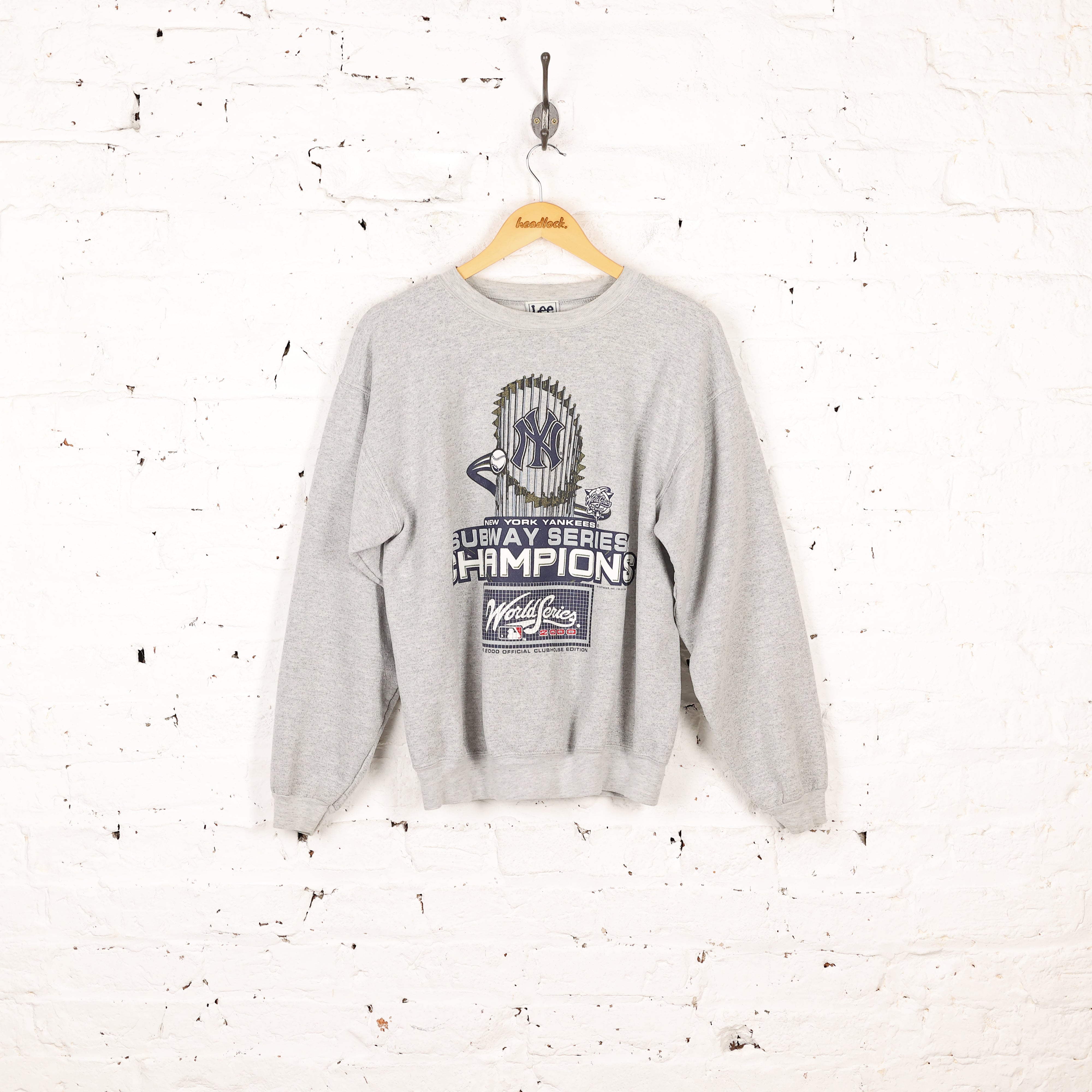 New York Yankees World Series 2000 Sweatshirt - Grey - S – Headlock