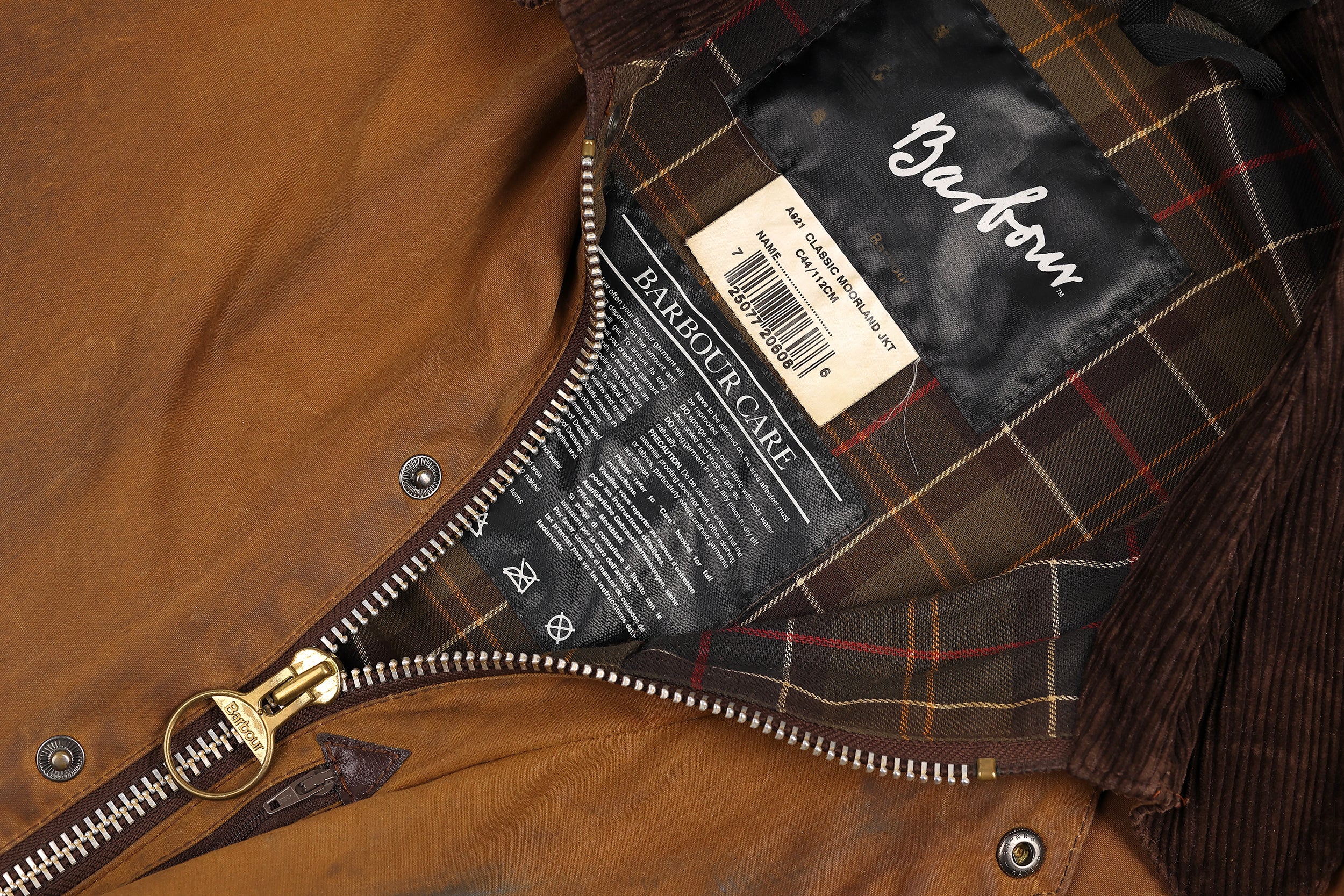 Barbour Classic Moorland Wax Jacket Coat - Brown - XL – Headlock