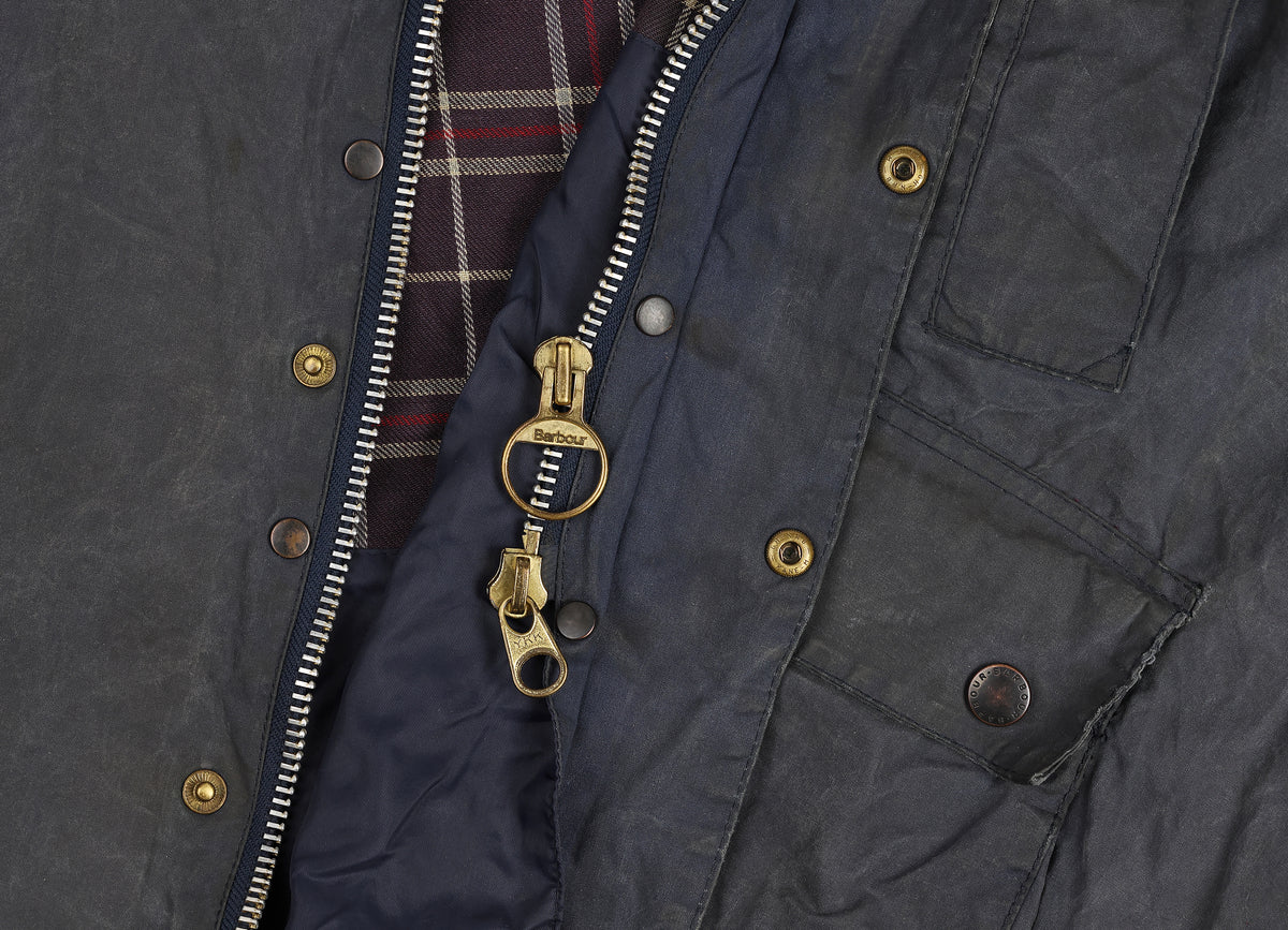 Barbour Bedale Wax Jacket Coat - Blue - XXXL – Headlock