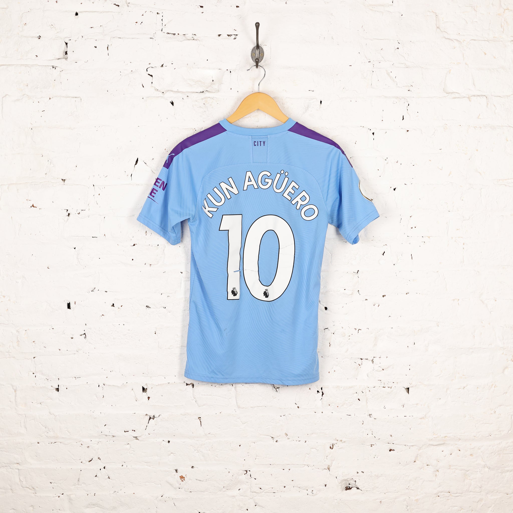 Kun Aguero Signature Signed Aguero Shirt 