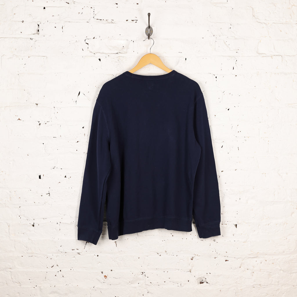Gap Original Spell Out Sweatshirt - Blue - XL
