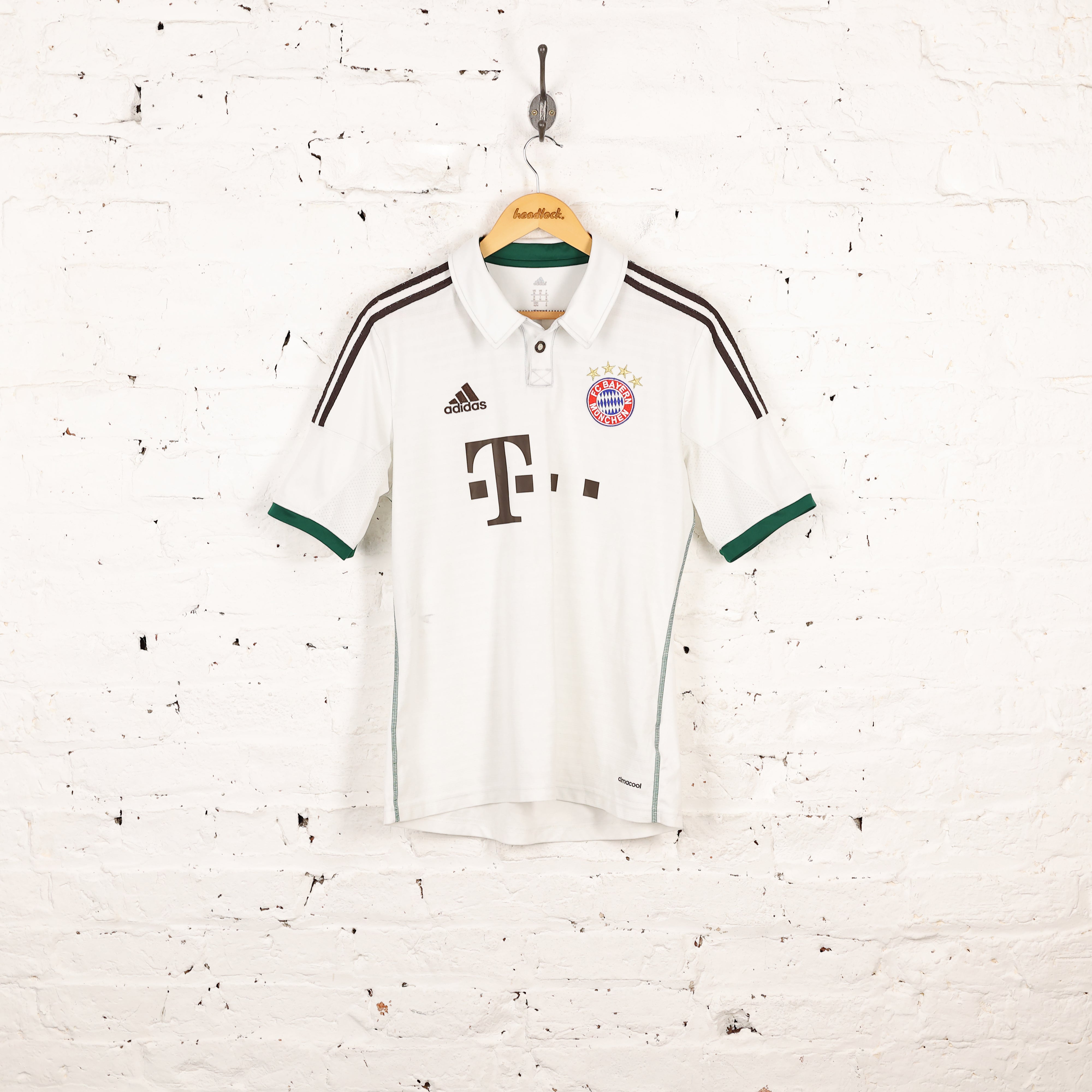 Adidas Bayern Munich 2013 Away Football Shirt - White - M – Headlock