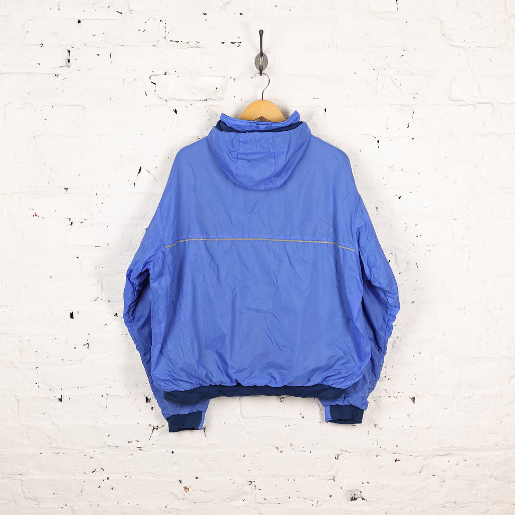 Patagonia 90s Hooded Shell Fleece Jacket - Blue - XL