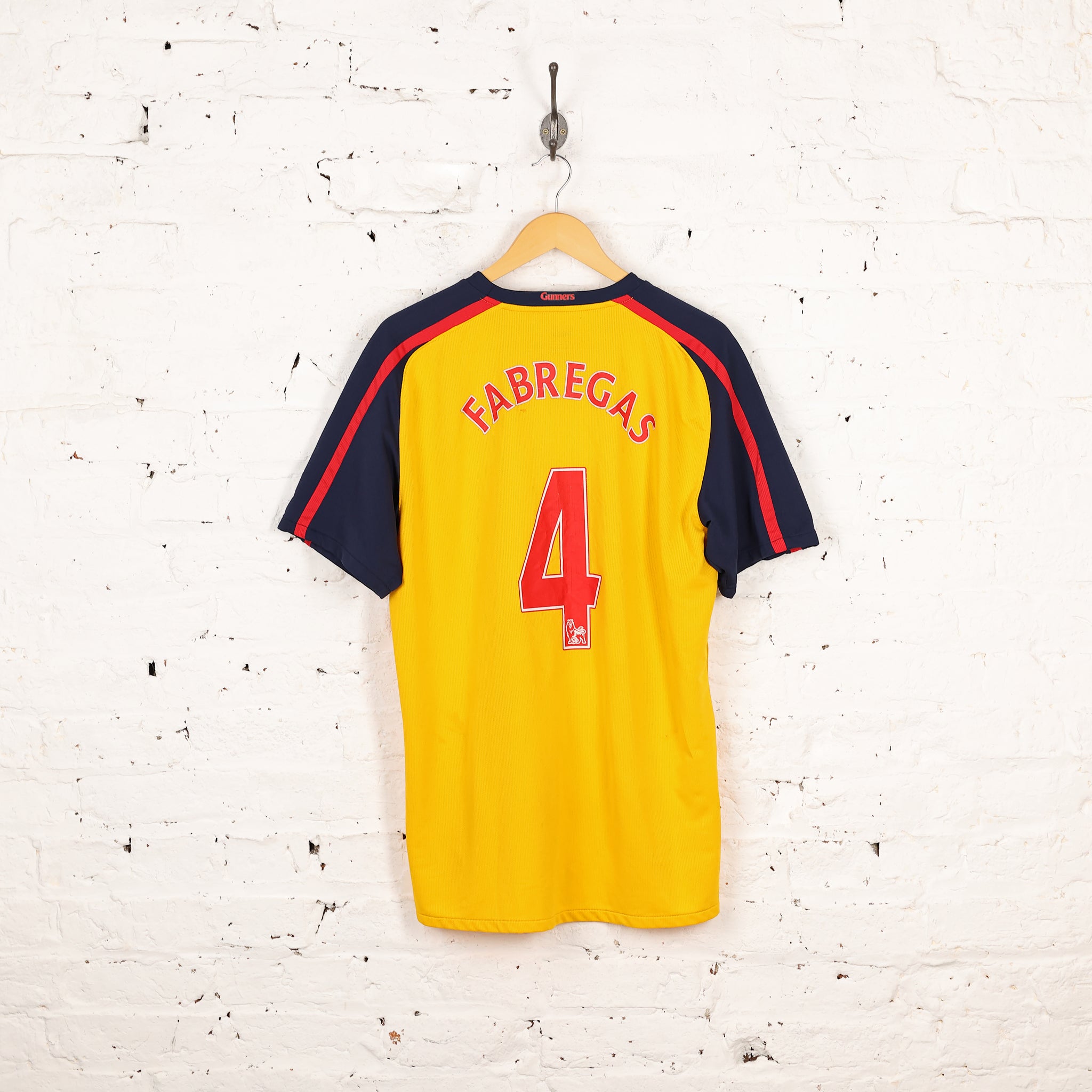 Nike Arsenal 2008 Fabregas Away Football Shirt - Yellow - L – Headlock