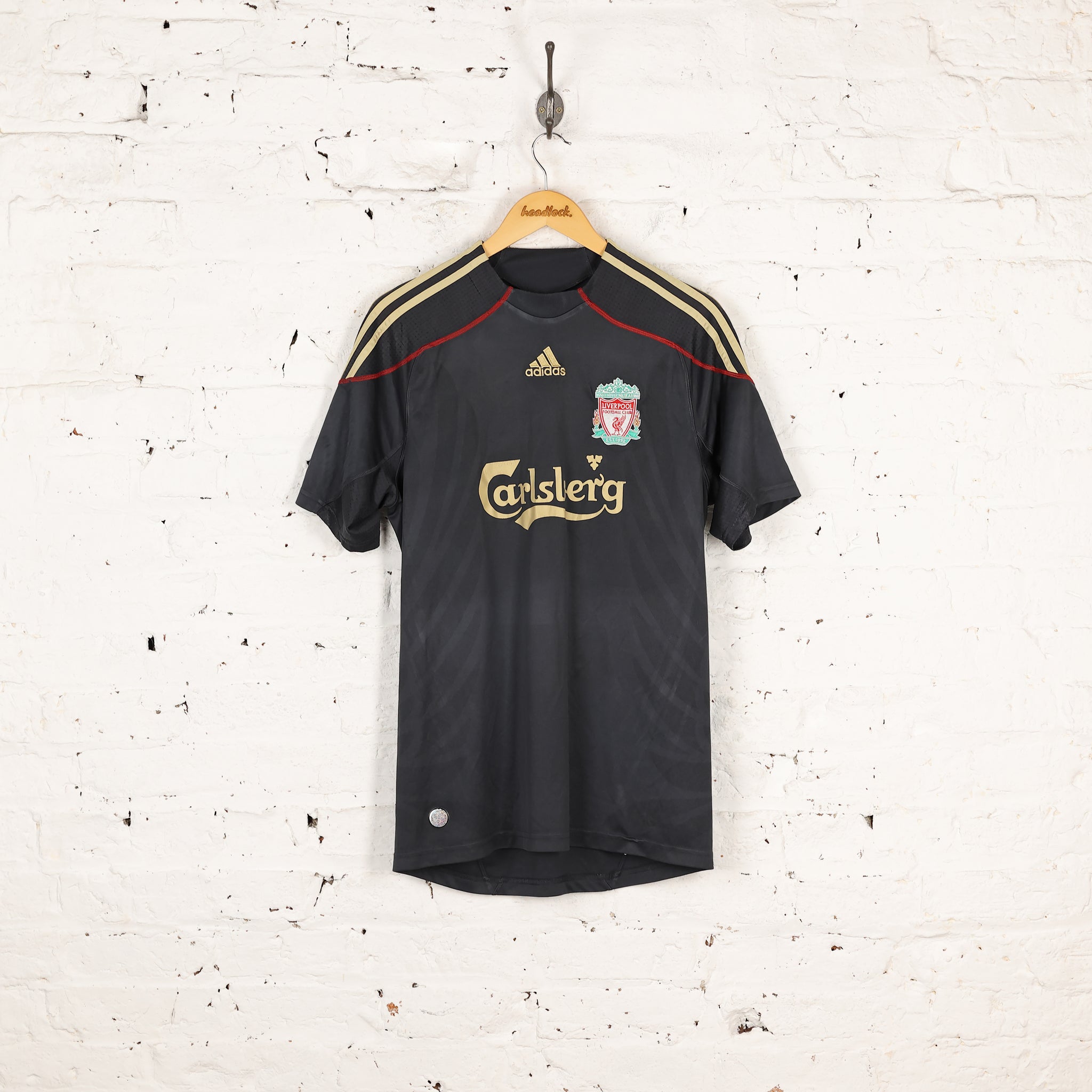 Adidas Liverpool 2009 Away Football Shirt - Grey - L – Headlock