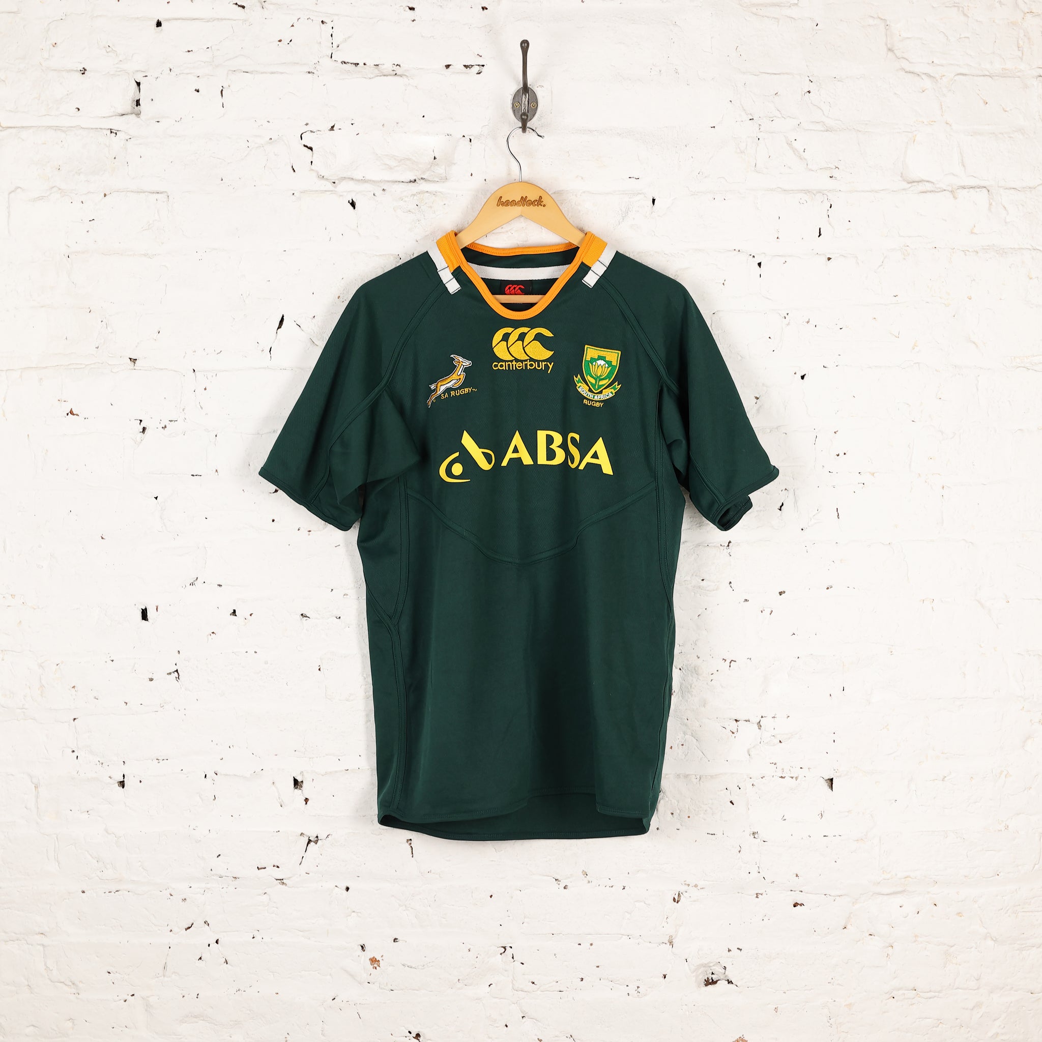 Canterbury South Africa Rugby Shirt - Green - L – Headlock