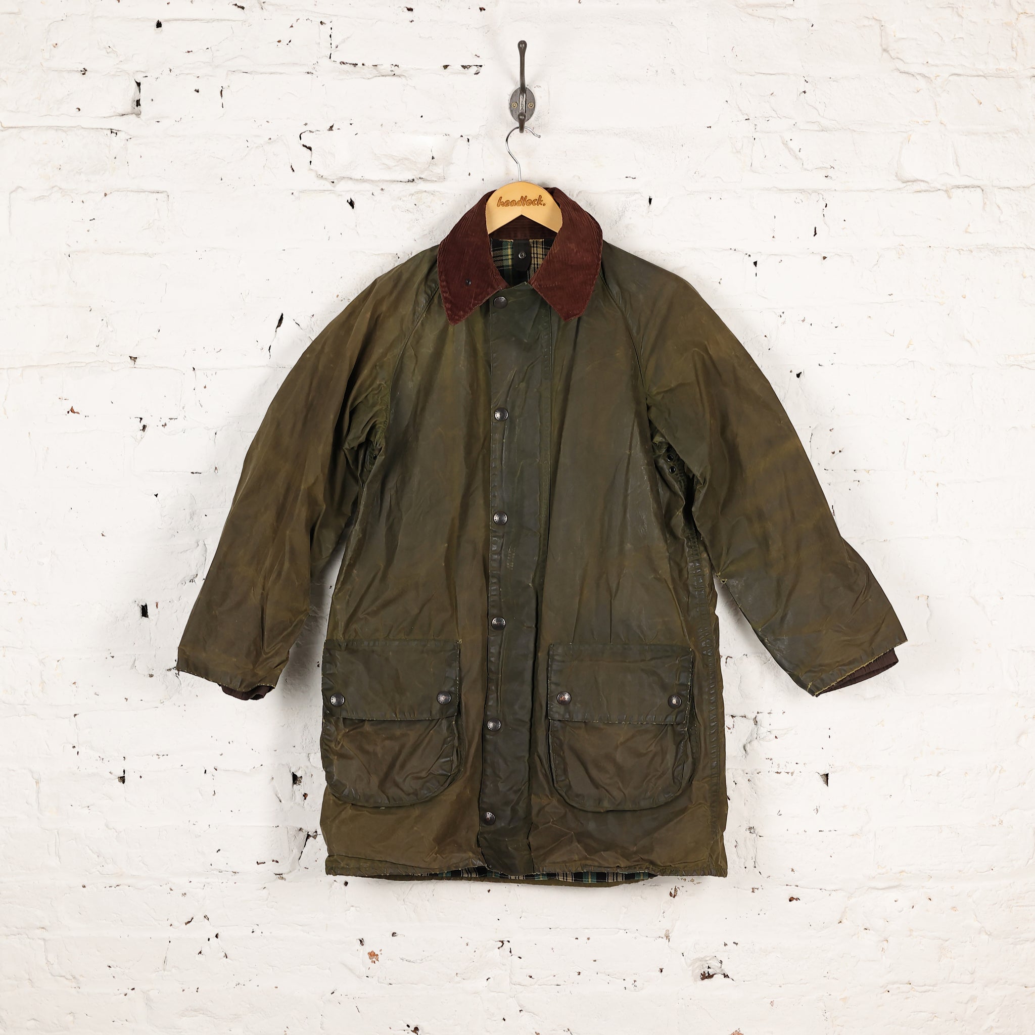 Barbour Gamefair Wax Coat Jacket - Green - S – Headlock