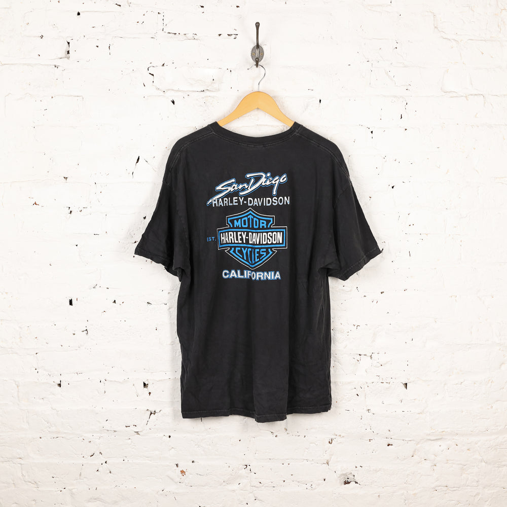 Harley Davidson San Diego T Shirt - Black - XL