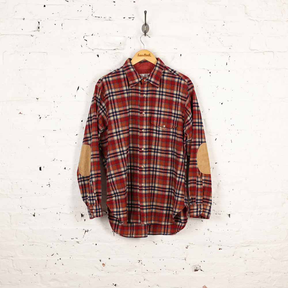 Pendleton Lobo Plaid Wool Check Shirt - Red - XL