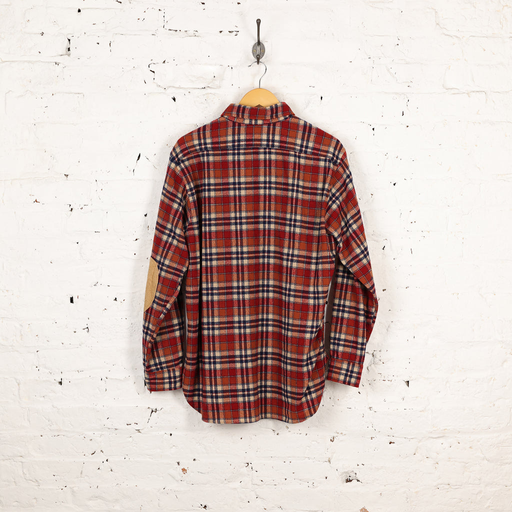 Pendleton Lobo Plaid Wool Check Shirt - Red - XL