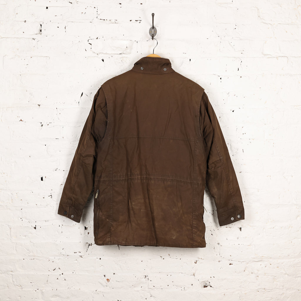 Barbour Breathables Wax Jacket Coat - Brown - S