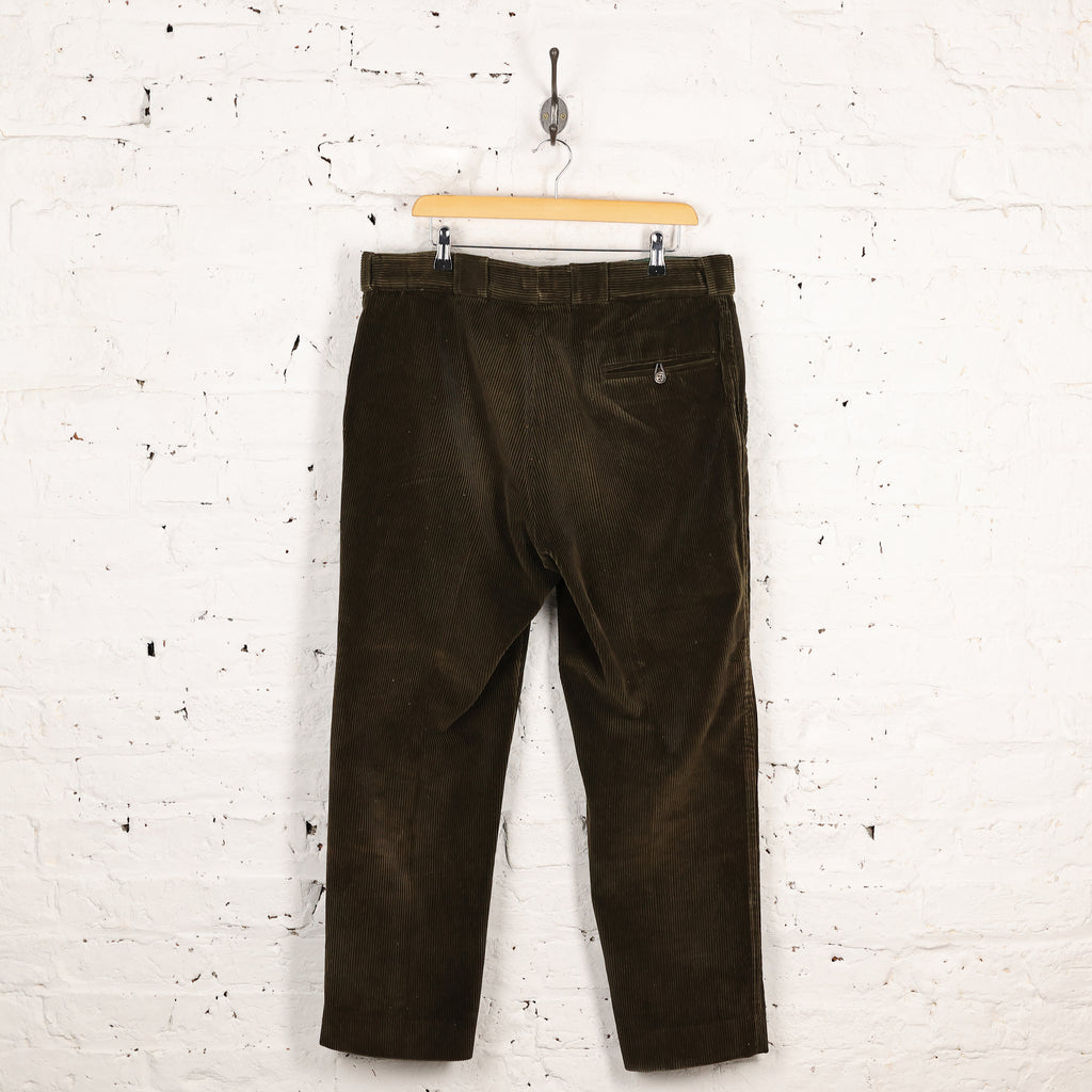 Barbour Corduroy Trousers Pants - Green - L