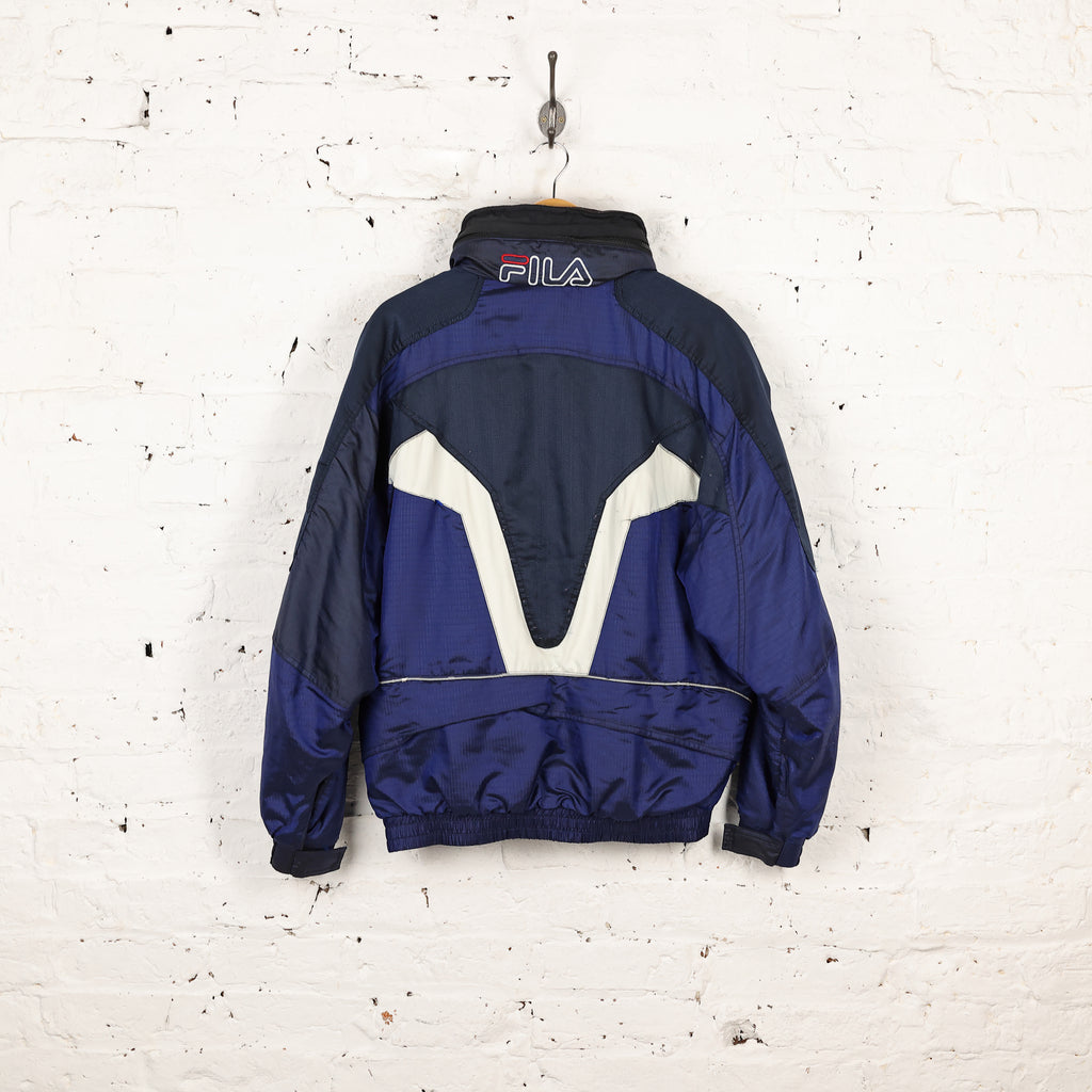 90s Fila Ski Jacket Coat - Blue - XL
