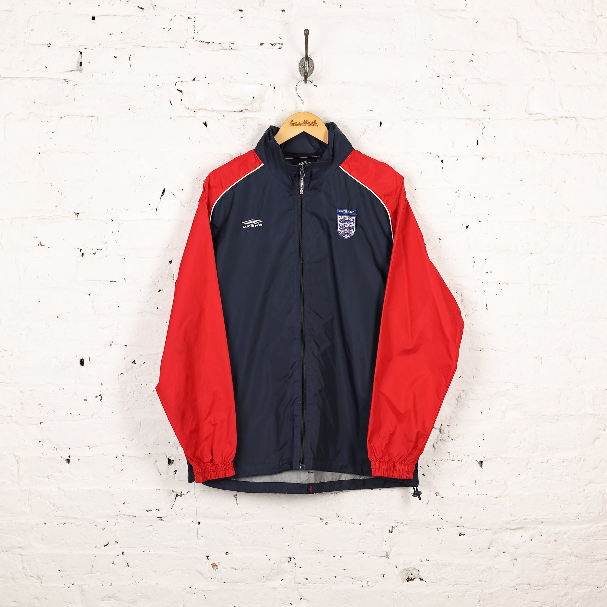 Veste Imperméable Errea – Sheffield United FC – Capuche – Rouge – Neuf