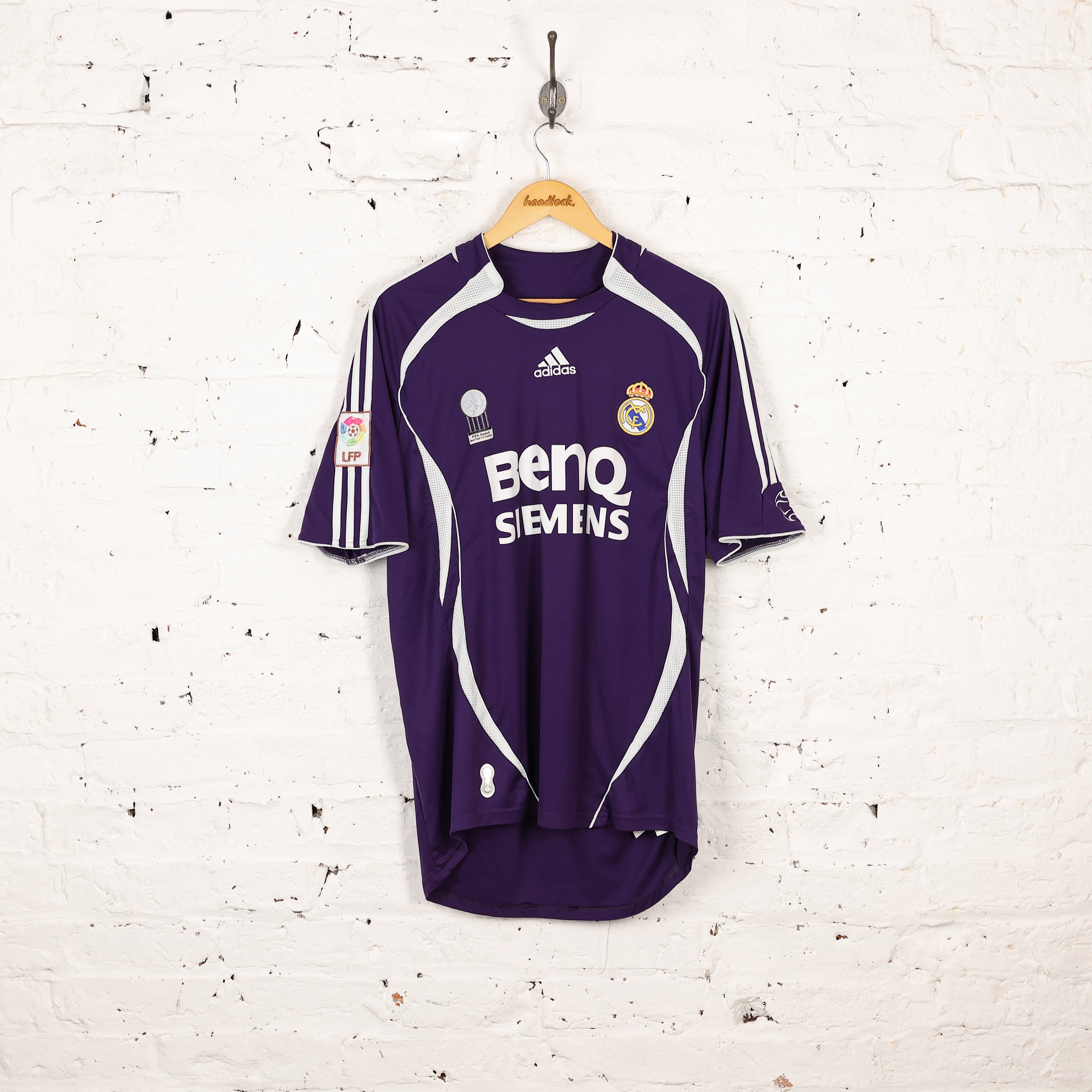 Adidas Real Madrid 2006 Third football shirt Purple L – Headlock
