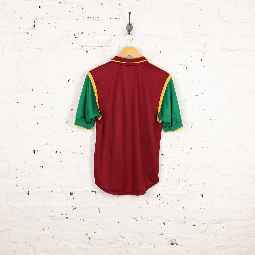 Nike Portugal 1998 Home Football Shirt - Maroon - S