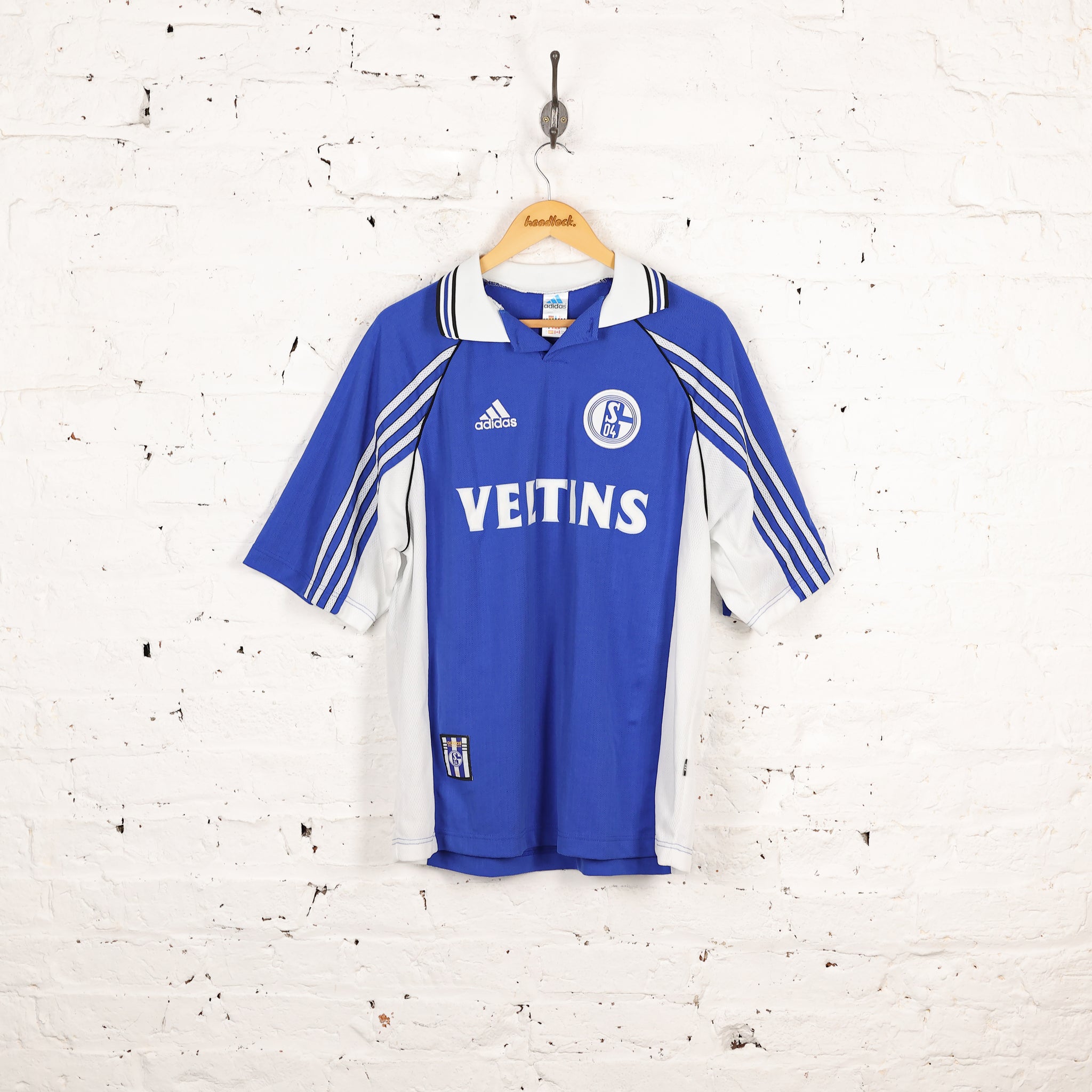 ビンテージ adidas FC Schalke 04 ユニフォームVELTINS Schalke 1997 1998 Away Shirt Vintage Soccer Adidas Football