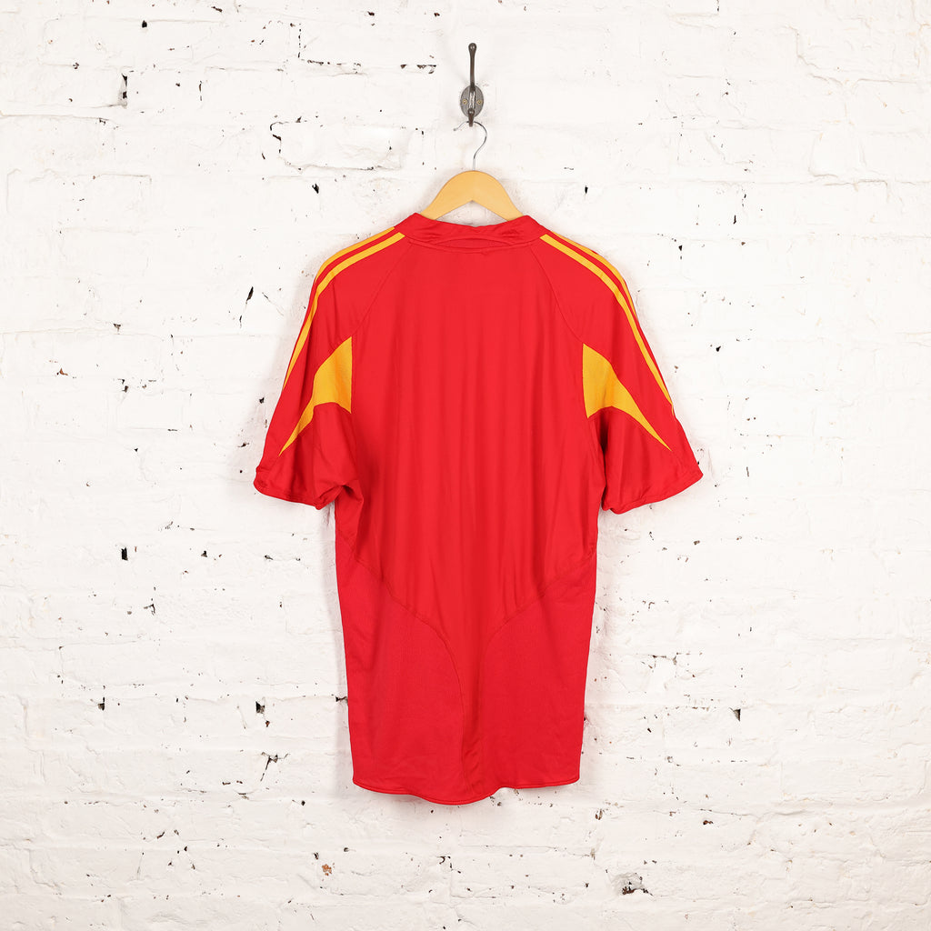 Adidas Spain 2004 Home Football Shirt - Red - L